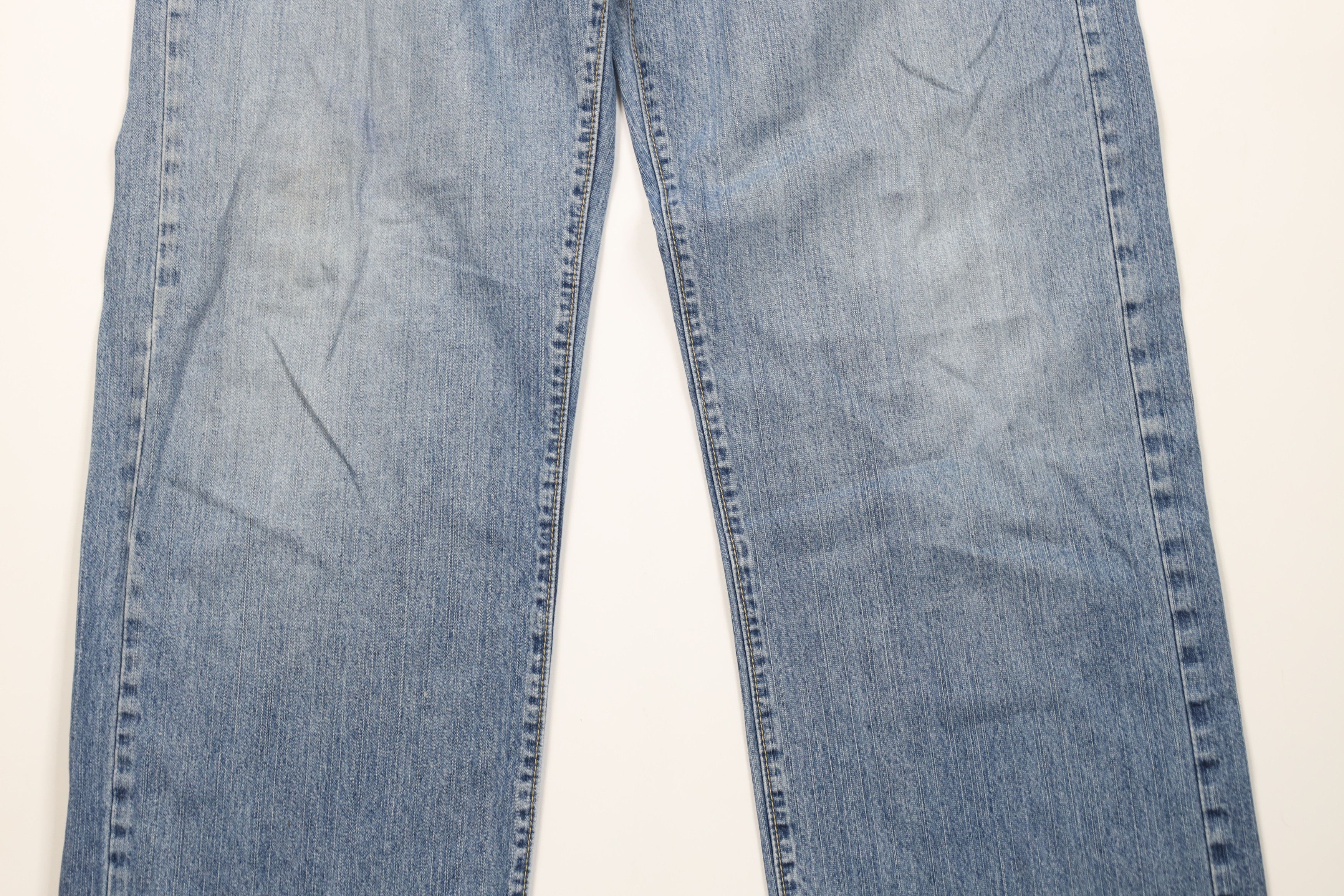 Nautica Vintage 90s Nautica Baggy Wide Leg Dungaree Denim Jeans Size US 33 - 3 Thumbnail