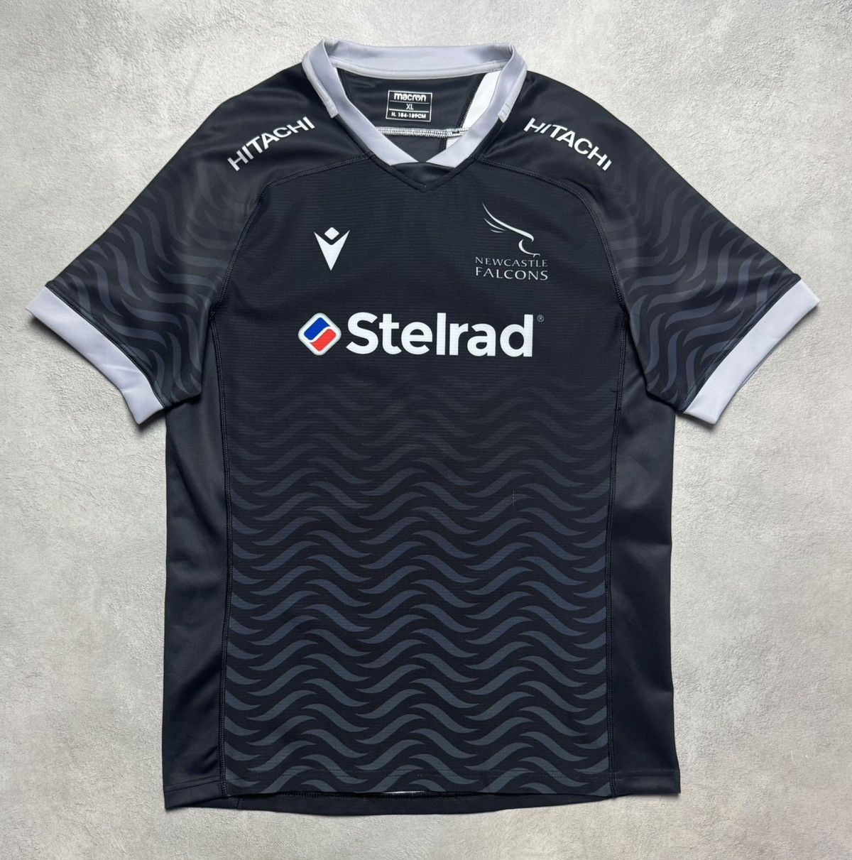Macron Newcastle Falcons 2019 2020 Home Rugby Shirt Jersey Macron Size US XL / EU 56 / 4 - 1 Thumbnail