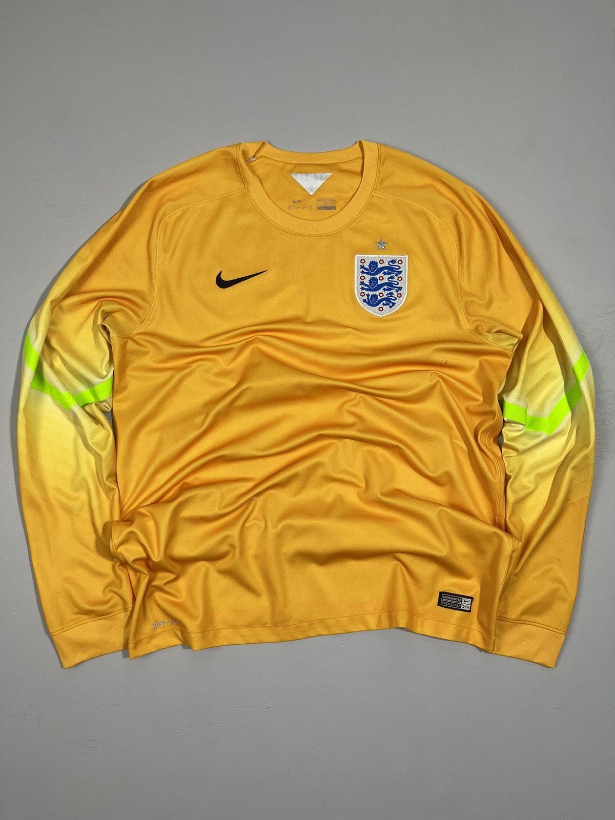 Nike Nike England Team Goalkeeper Soccer Jersey 2014 Blokecore Size US L / EU 52-54 / 3 - 1 Thumbnail
