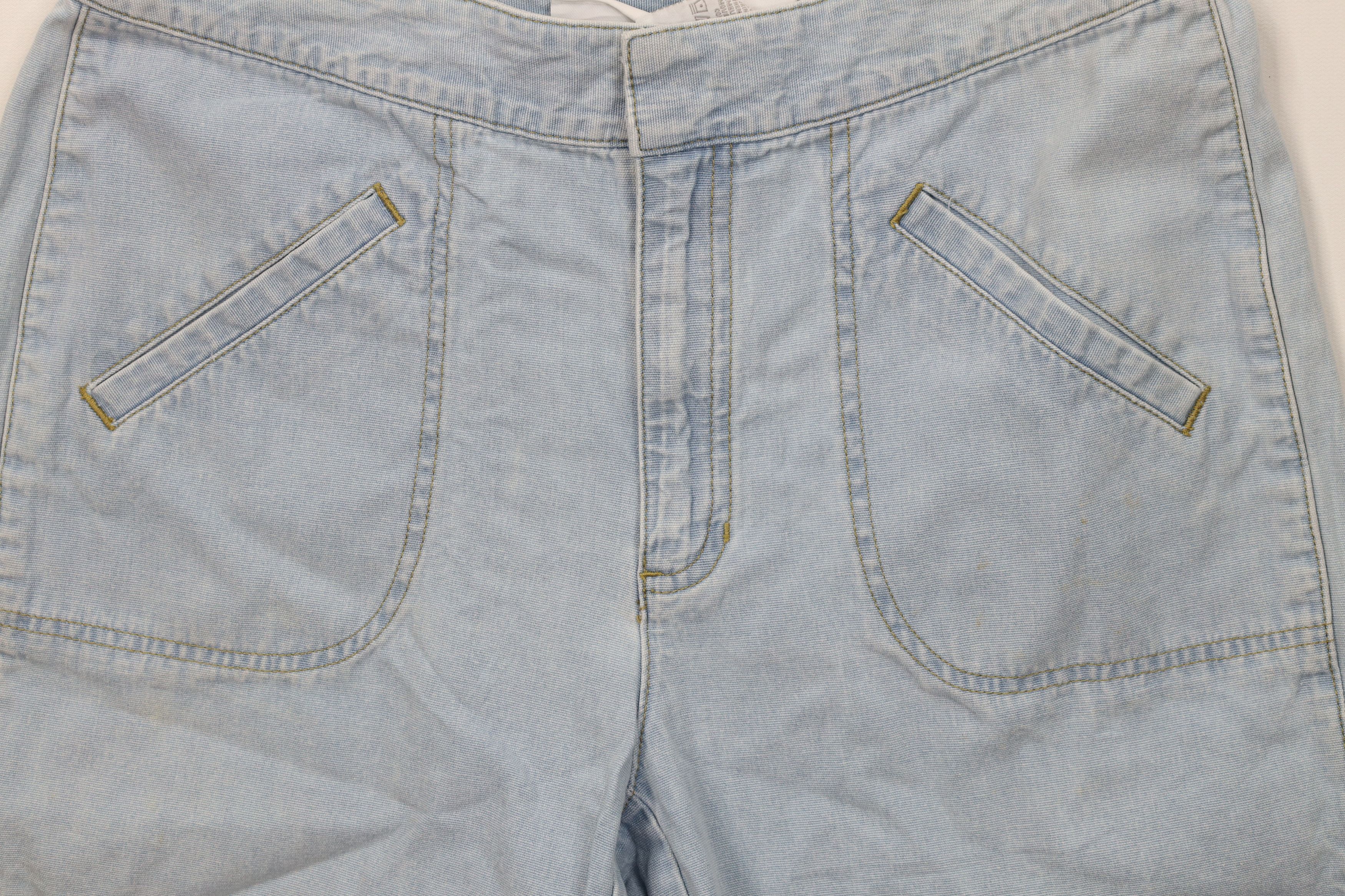 Vintage Vintage 90s Streetwear Stonewash Denim Shorts Blue Cotton Size 32" / US 10 / IT 46 - 3 Thumbnail