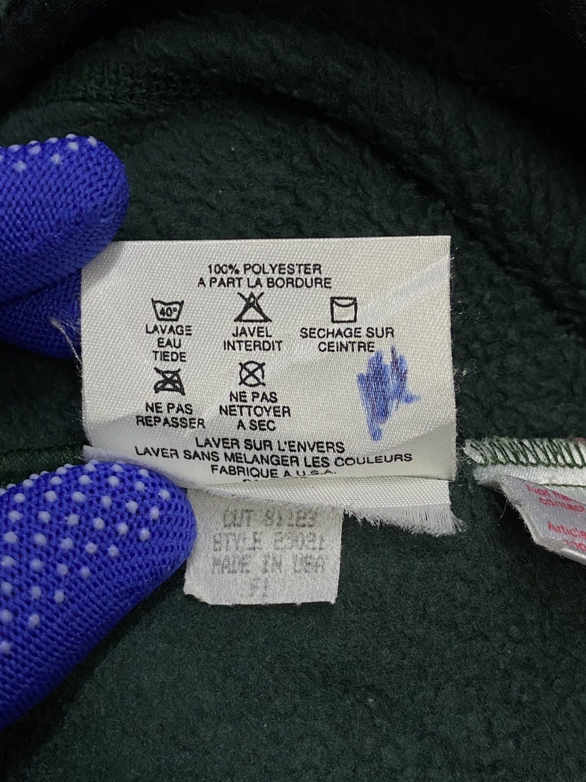 Patagonia Vintage 90s Patagonia Green Full Zip Synchilla Fleece Jacket Size US XL / EU 56 / 4 - 12 Thumbnail