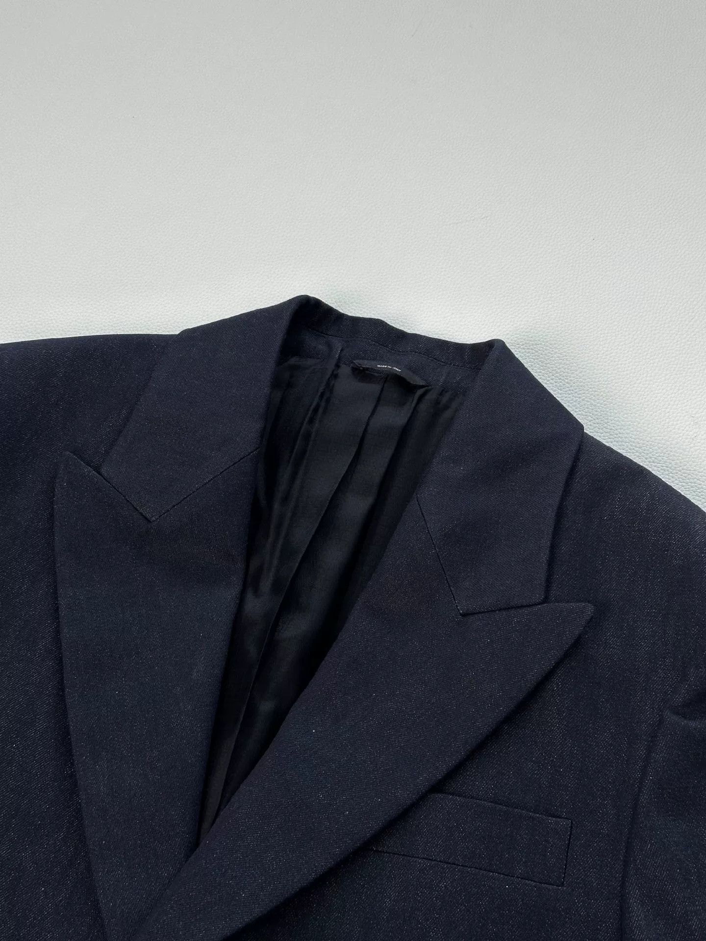 Fendi Fendi Men's Blue Cotton Denim Coat Size US L / EU 52-54 / 3 - 3 Thumbnail