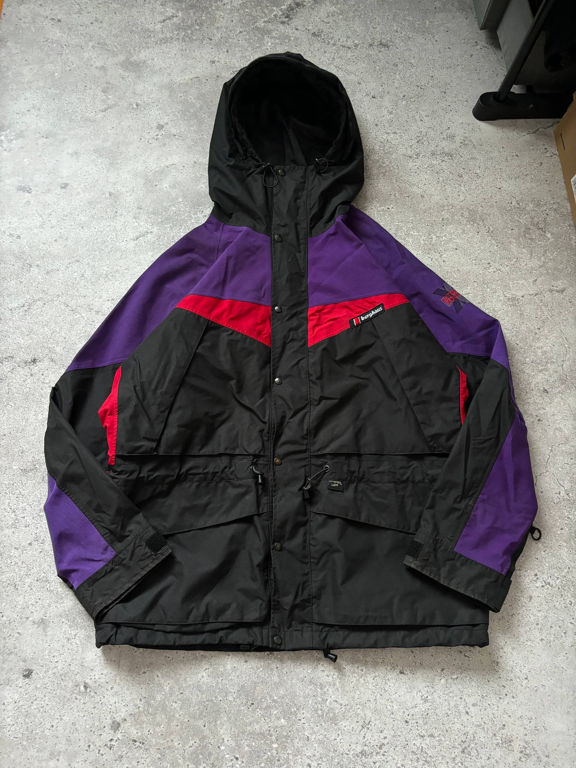 Berghaus Vintage Berghaus Extrem Jacket 7000 Outdoor Gore Tex Size US L / EU 52-54 / 3 - 1 Thumbnail