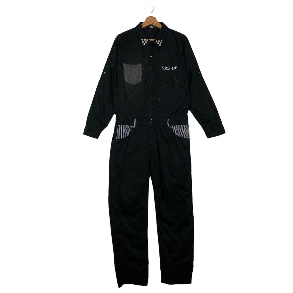 Japanese Brand The Rose Beauty Inspire Chrome Hearts Overall Work Big Logo Size US 34 / EU 50 - 1 Thumbnail