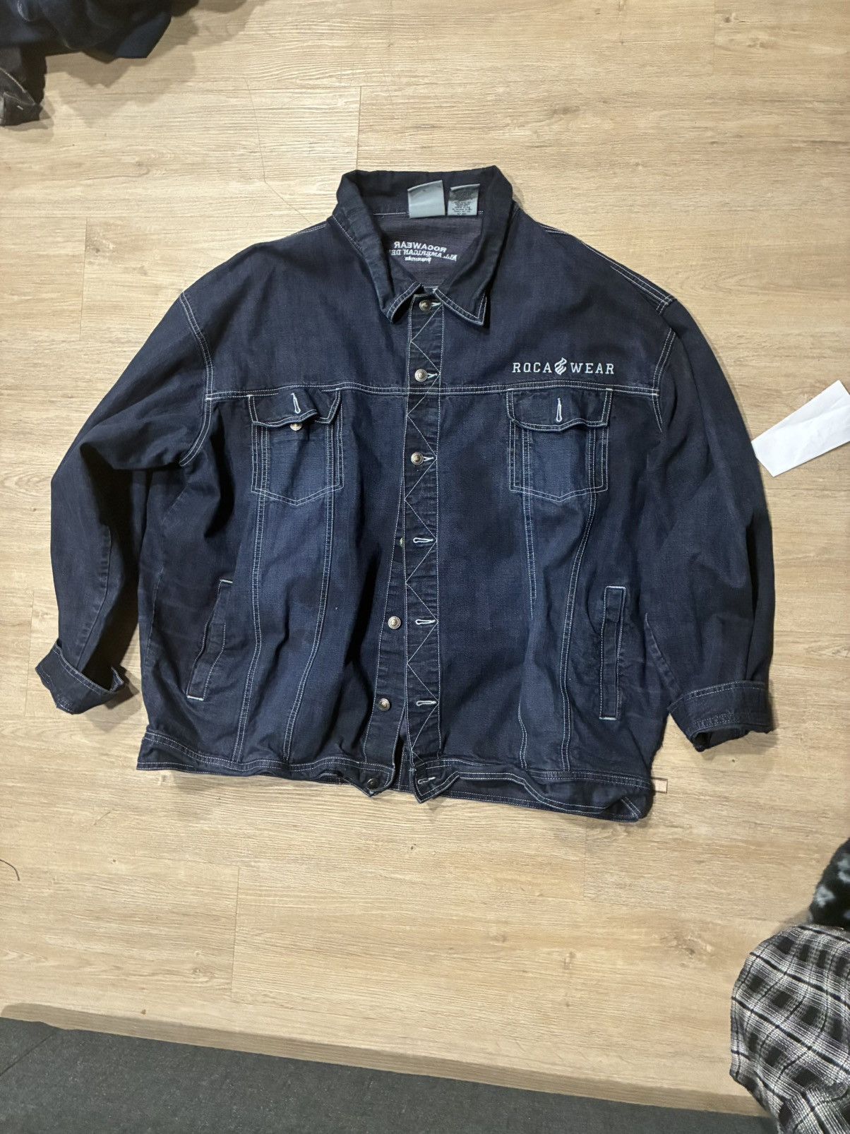 Rocawear Roca Wear navy denim jacket Size XXL #denim #jacket Size US XXL / EU 58 / 5 - 1 Thumbnail