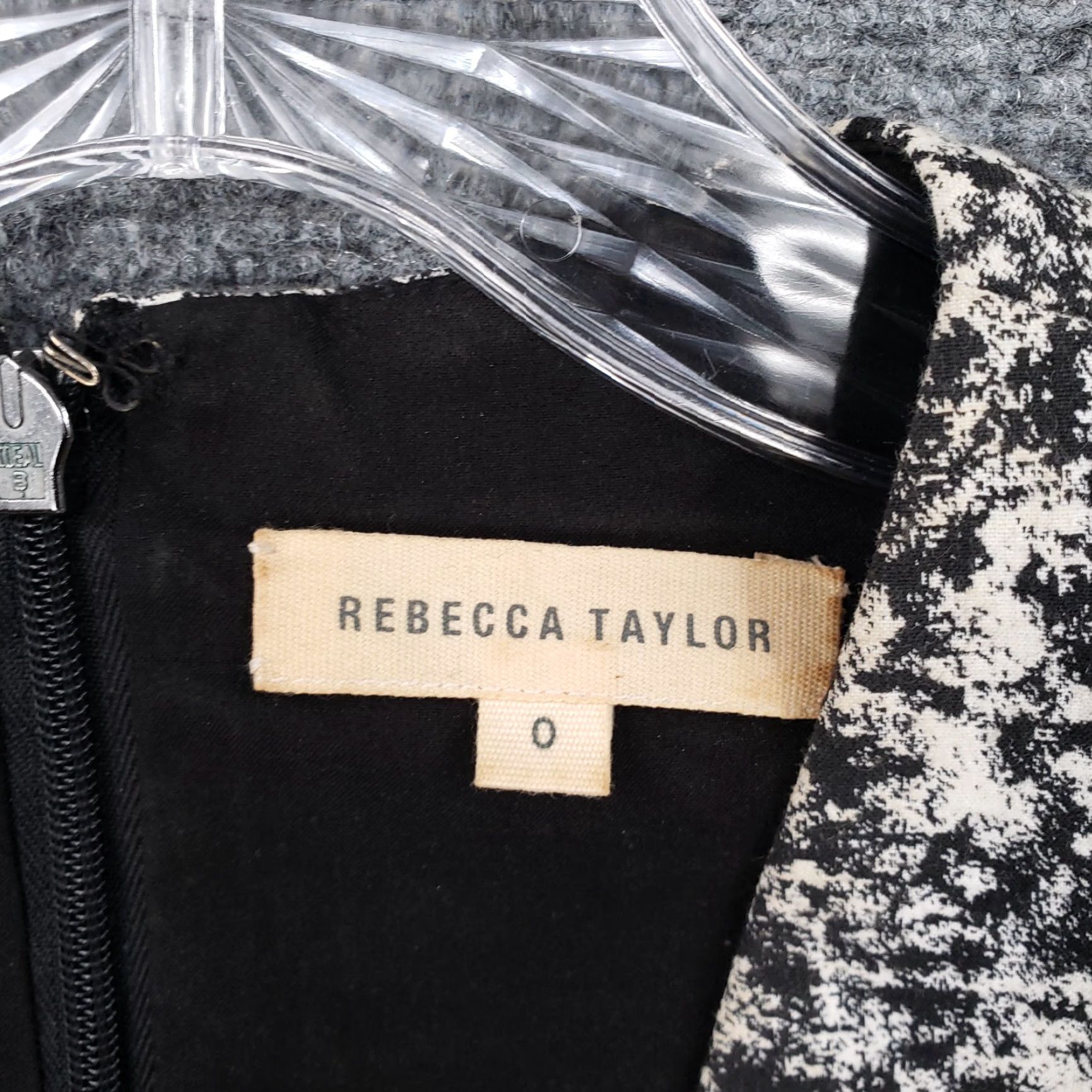 Rebecca Taylor Rebecca Taylor Dress Women 0 Black A-Line Mini Fit & Flare Tank Dress V-Neck Sleeveless Zip Dress Casual Party/Cocktail Size XS / US 0-2 / IT 36-38 - 6 Thumbnail