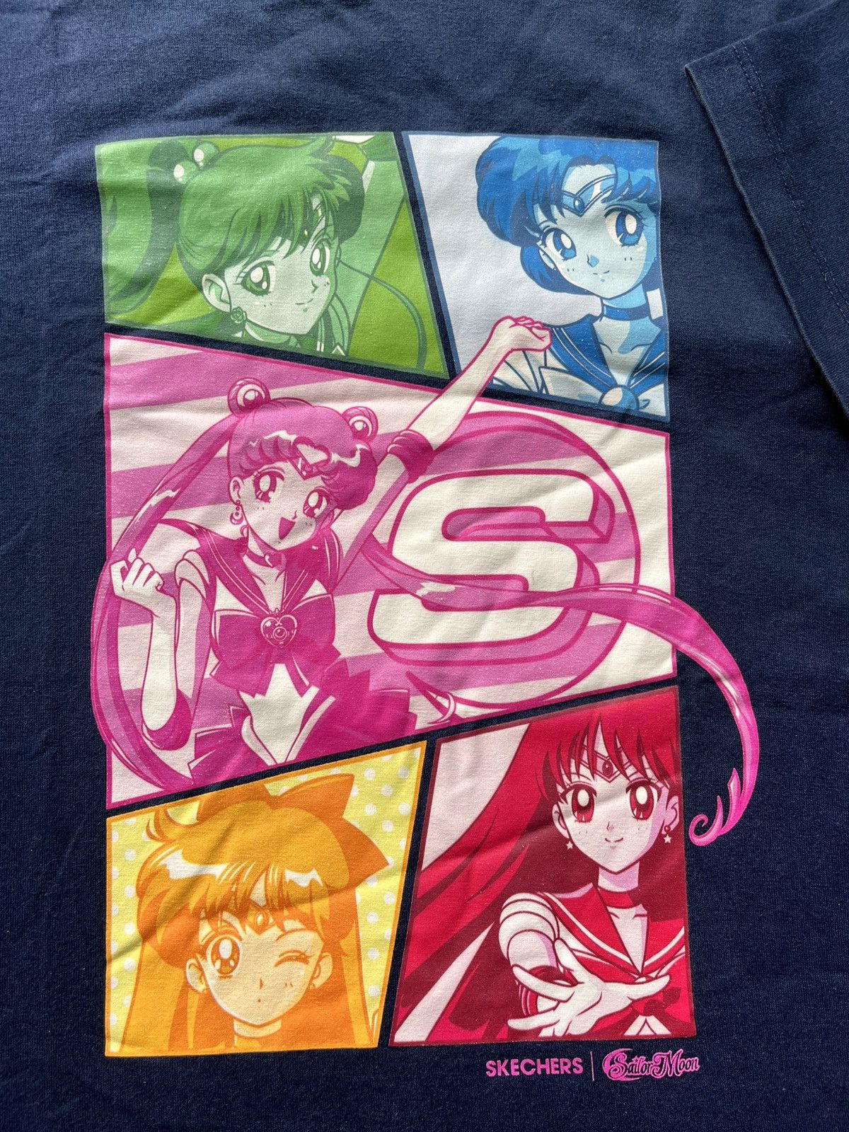 Anime Rare! Sailor Moon x Skechers Anime Tshirt Size US S / EU 44-46 / 1 - 2 Thumbnail