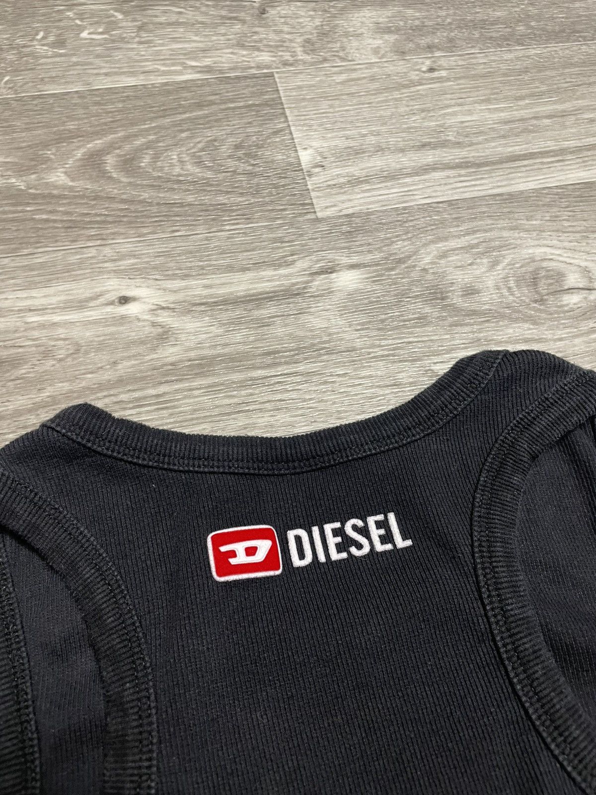 Diesel Vintage Diesel Black Sleeveless Tank Top Y2K Size US M / EU 48-50 / 2 - 10 Thumbnail