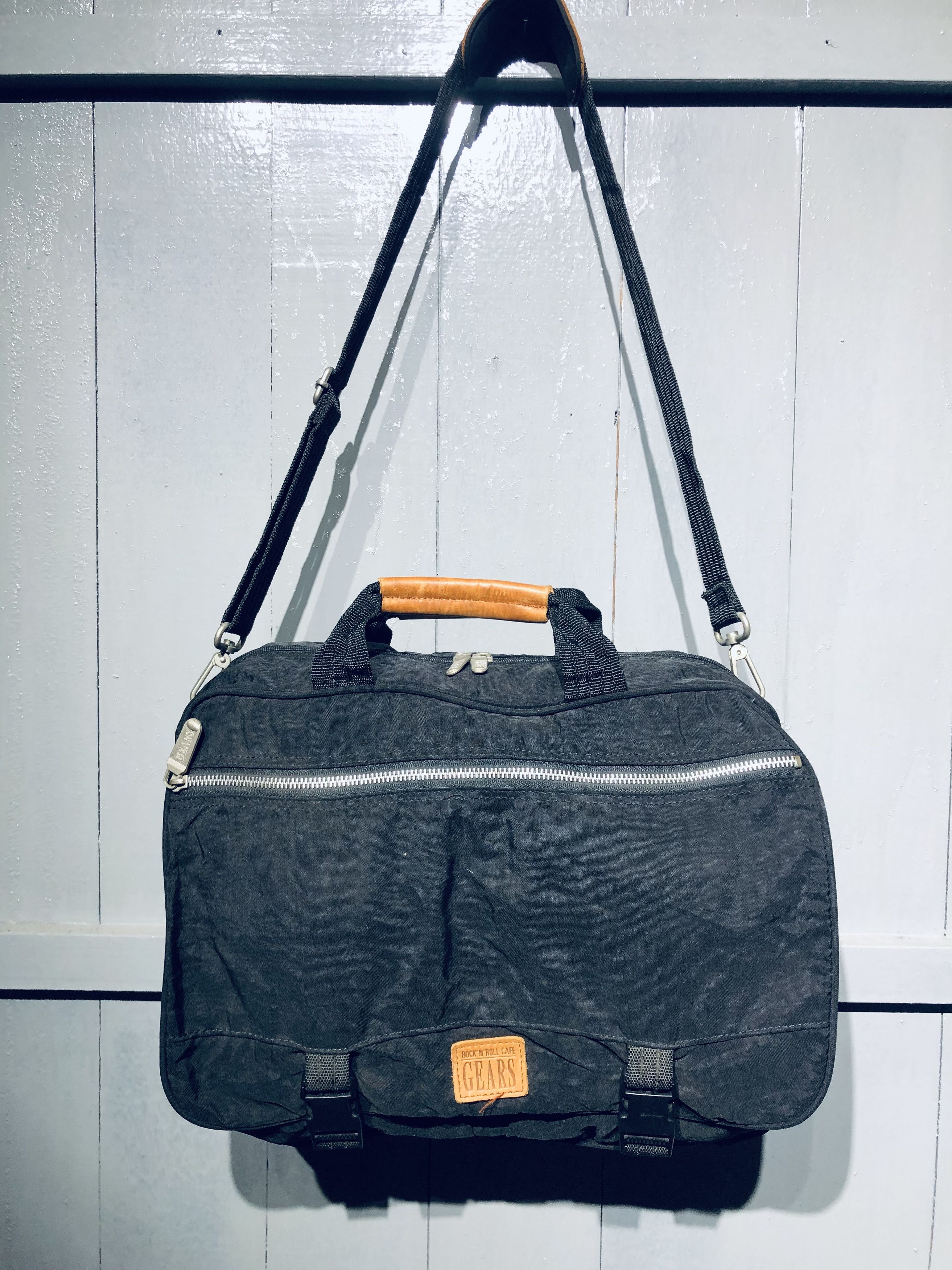 Bicycle Japanese Streetwear Rock’N’Roll Gears Style Messenger Bag Size ONE SIZE - 3 Thumbnail