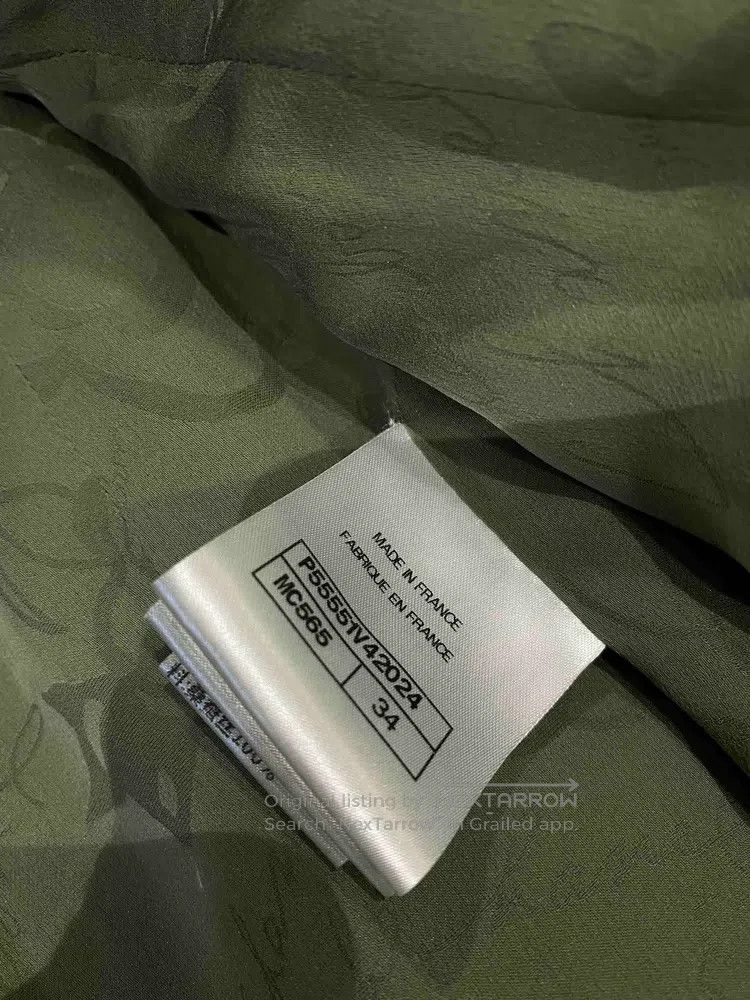 Chanel Chanel 17 Cuban Army Green Coat Size XXS / US 00 / IT 34 - 6 Thumbnail
