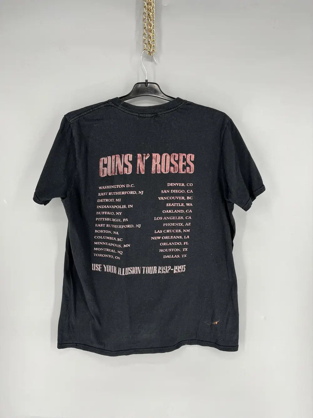 Band Tees Vintage Guns N’ Roses 🌹 Big Logo Double Sided T-Shirt Size US L / EU 52-54 / 3 - 9 Thumbnail