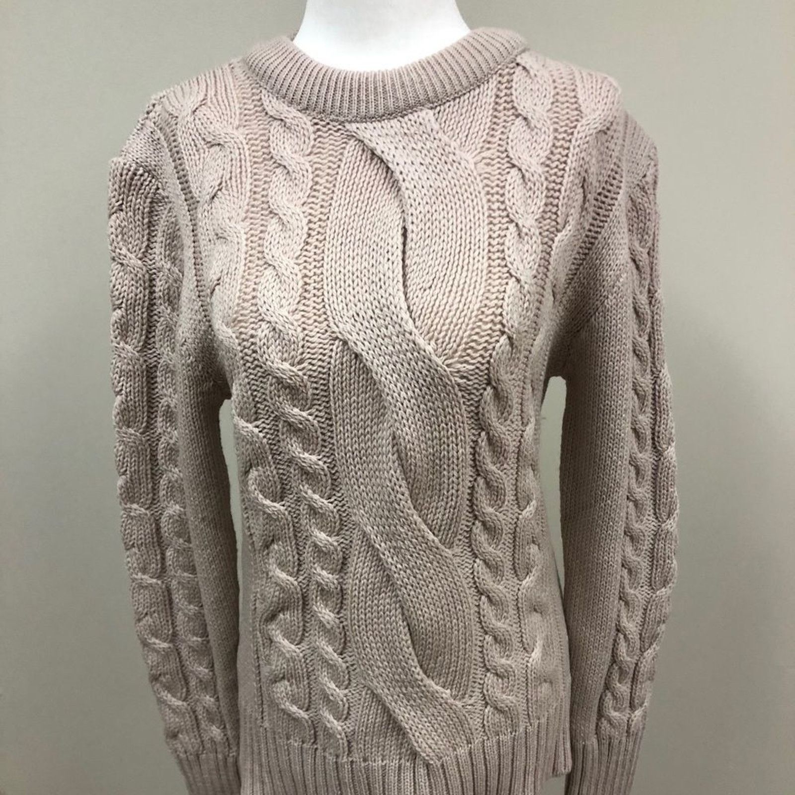 Peregrine Peregrine Merino Wool Cable Sweater Size S / US 4 / IT 40 - 1 Thumbnail