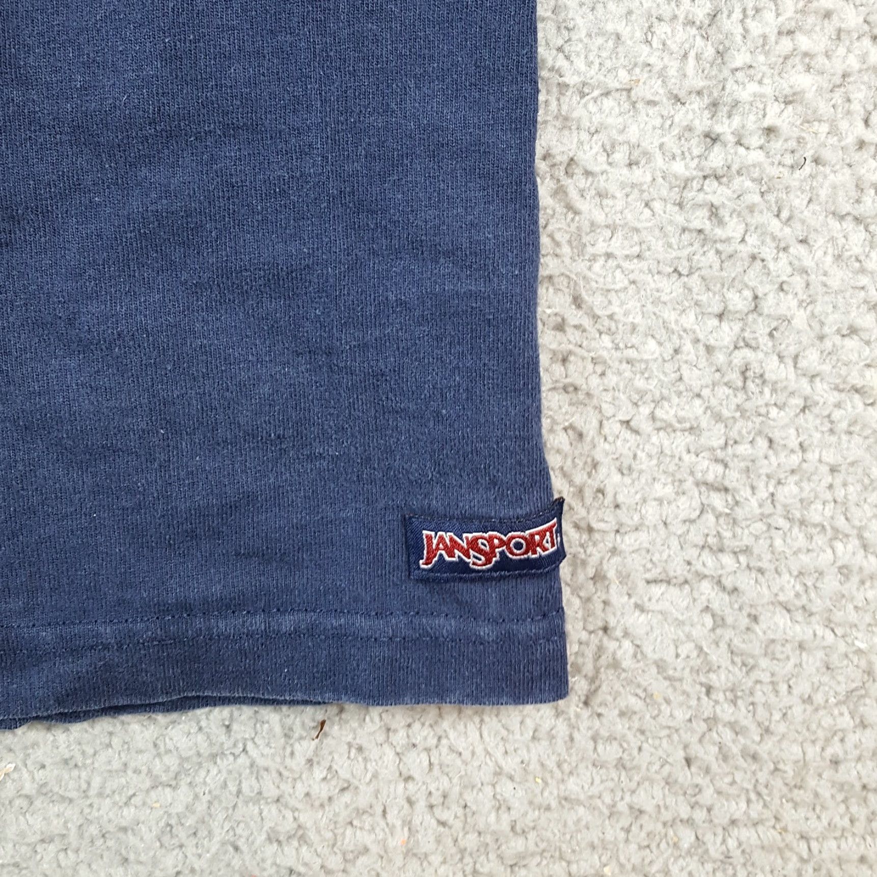 Jansport Vintage 90s Emory & Henry College Long Sleeve T-Shirt Mens Small College Sports Cotton Blue Retro Y2K Size US S / EU 44-46 / 1 - 4 Thumbnail