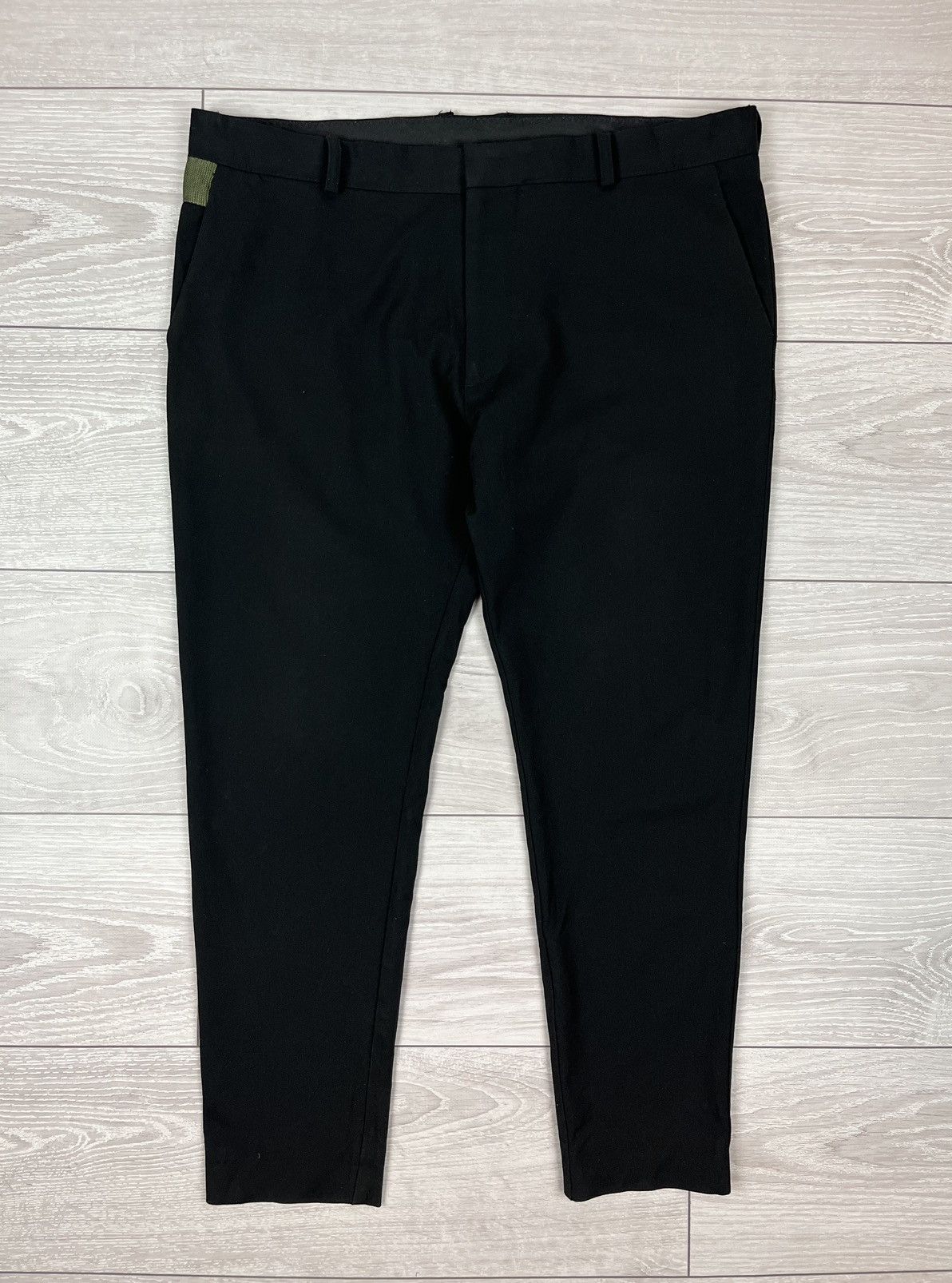 Dolce & Gabbana Dolce Gabbana Vintage 90s 100% Wool Black Pants Trousers Size US 38 / EU 54 - 1 Thumbnail