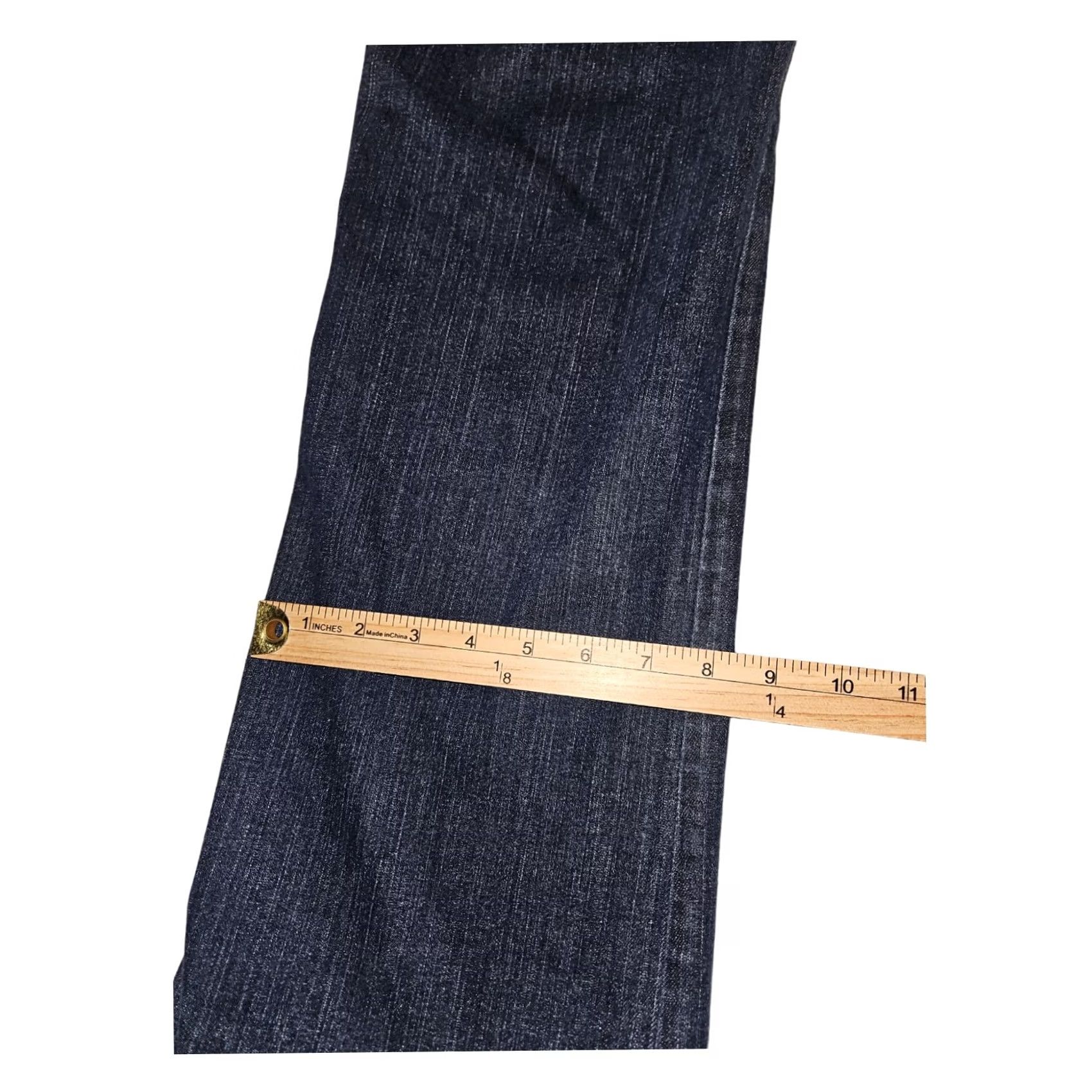 DKNY DKNY Jeans 14R Women Bootcut Denim 5-Pocket Blue Spandex Cotton Mid Rise Regular 30in Inseam Embroidered Button Zip Casual Preppy Hipster Women Size 36" / US 14 / IT 50 - 7 Thumbnail