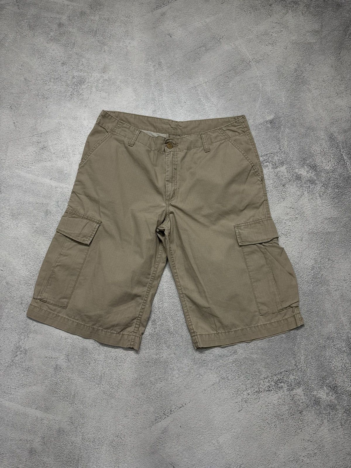 Carhartt Vintage Y2k Carhartt Cargo Shorts Size US 29 - 4 Thumbnail