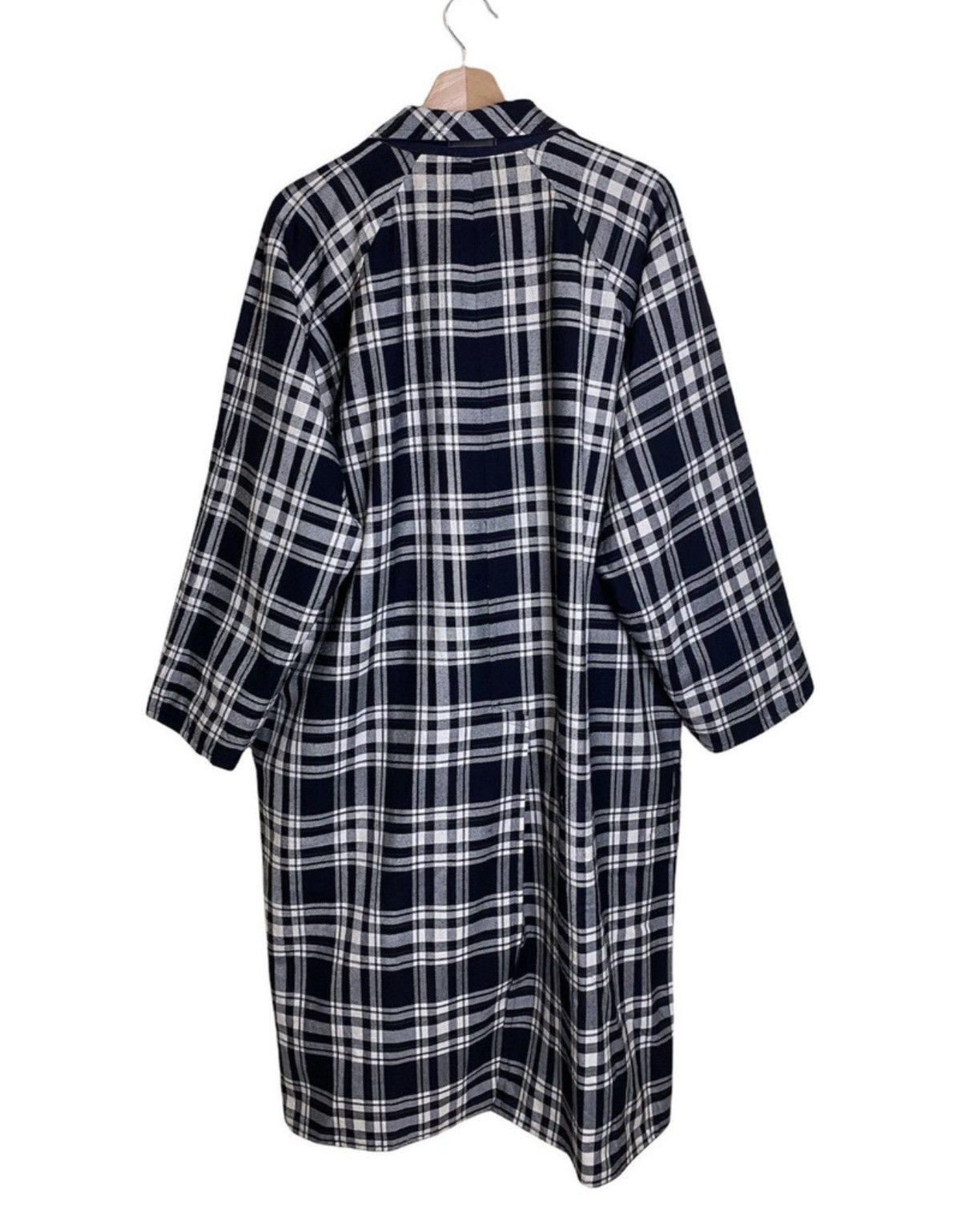 Comme des Garcons Vintage Comme Des Garcons Checkered Reversible Long Jacket Size US XL / EU 56 / 4 - 7 Thumbnail