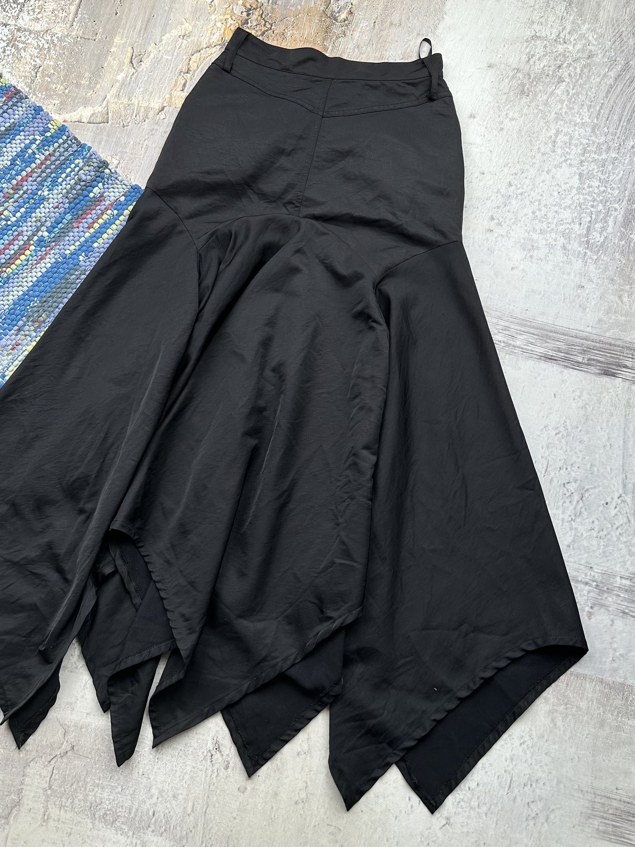 Japanese Brand Vintage Asymmetry Super Flare Skirt A491(350) Size 25" / US 0 / IT 36 - 6 Thumbnail