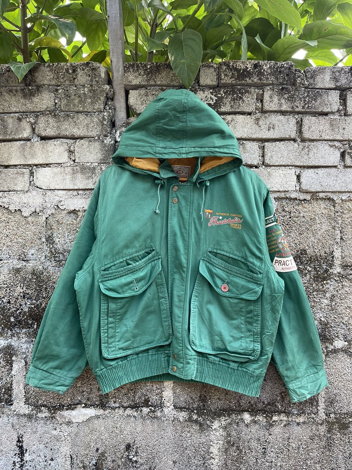 Vintage VINTAGE PRACT STUDIO HOODED JACKET Size US L / EU 52-54 / 3 - 1 Thumbnail