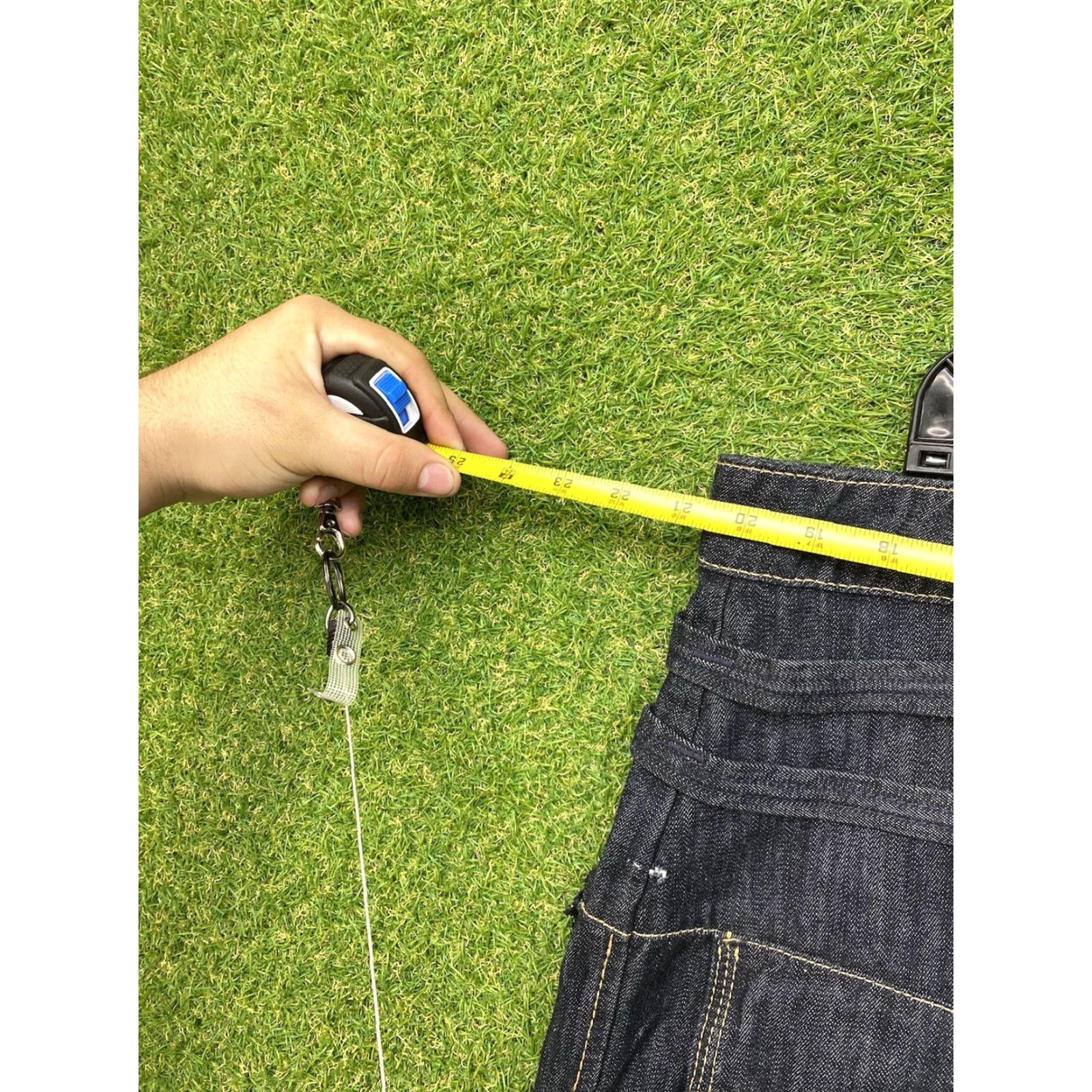 Denime VINTAGE Ak:cess Denim Jeans Mens 40 Baggy Straight 90s Streetwear Y2K Punk Hip Hop Goth Size US 40 / EU 56 - 5 Thumbnail