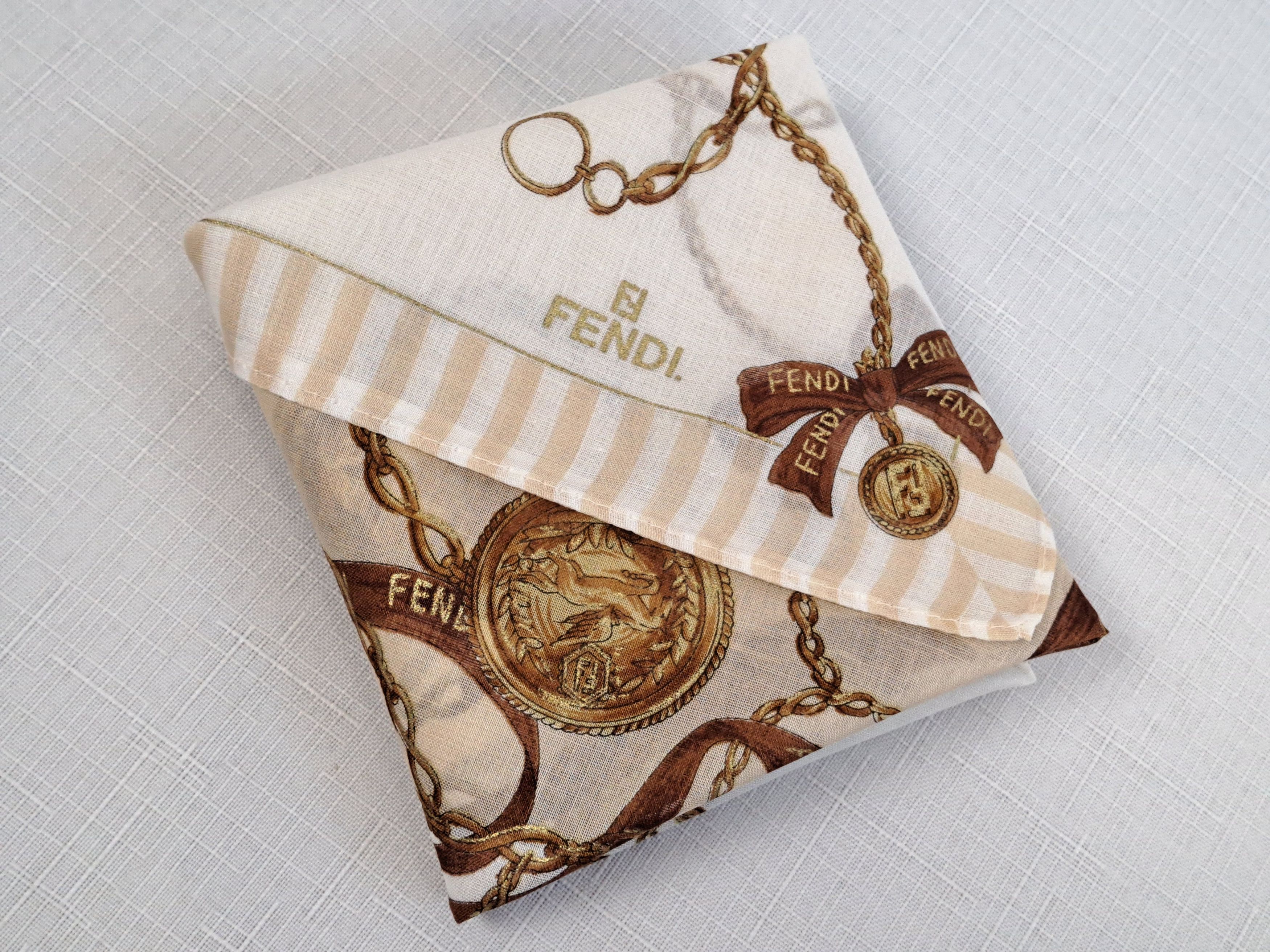 Fendi Fendi cotton pockets square/handkerchiefs. Size ONE SIZE - 7 Thumbnail