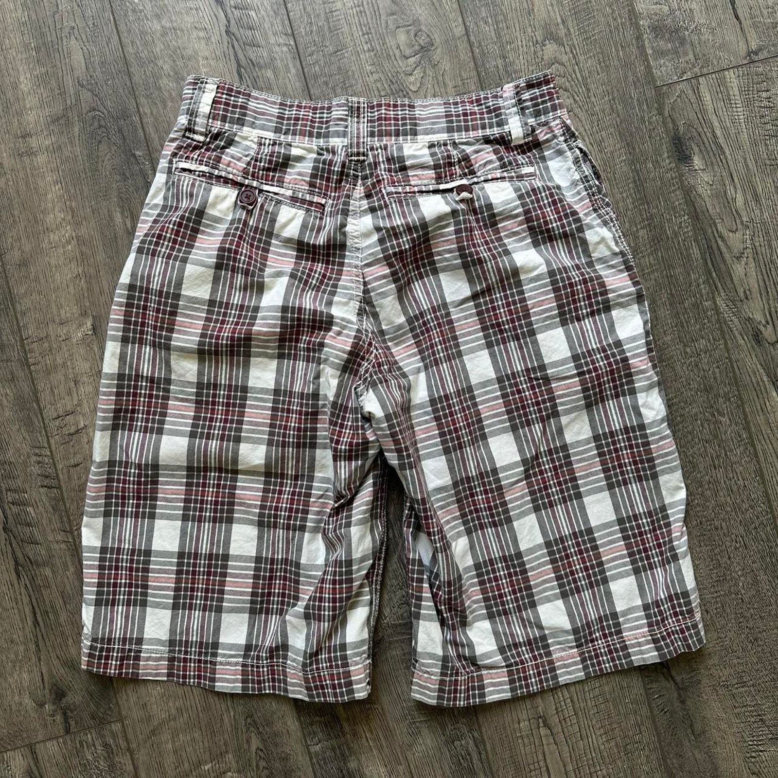 Old Navy Vintage Y2K 00s Old Navy Basic Preppy Plaid Skater Shorts Size US 28 / EU 44 - 2 Thumbnail