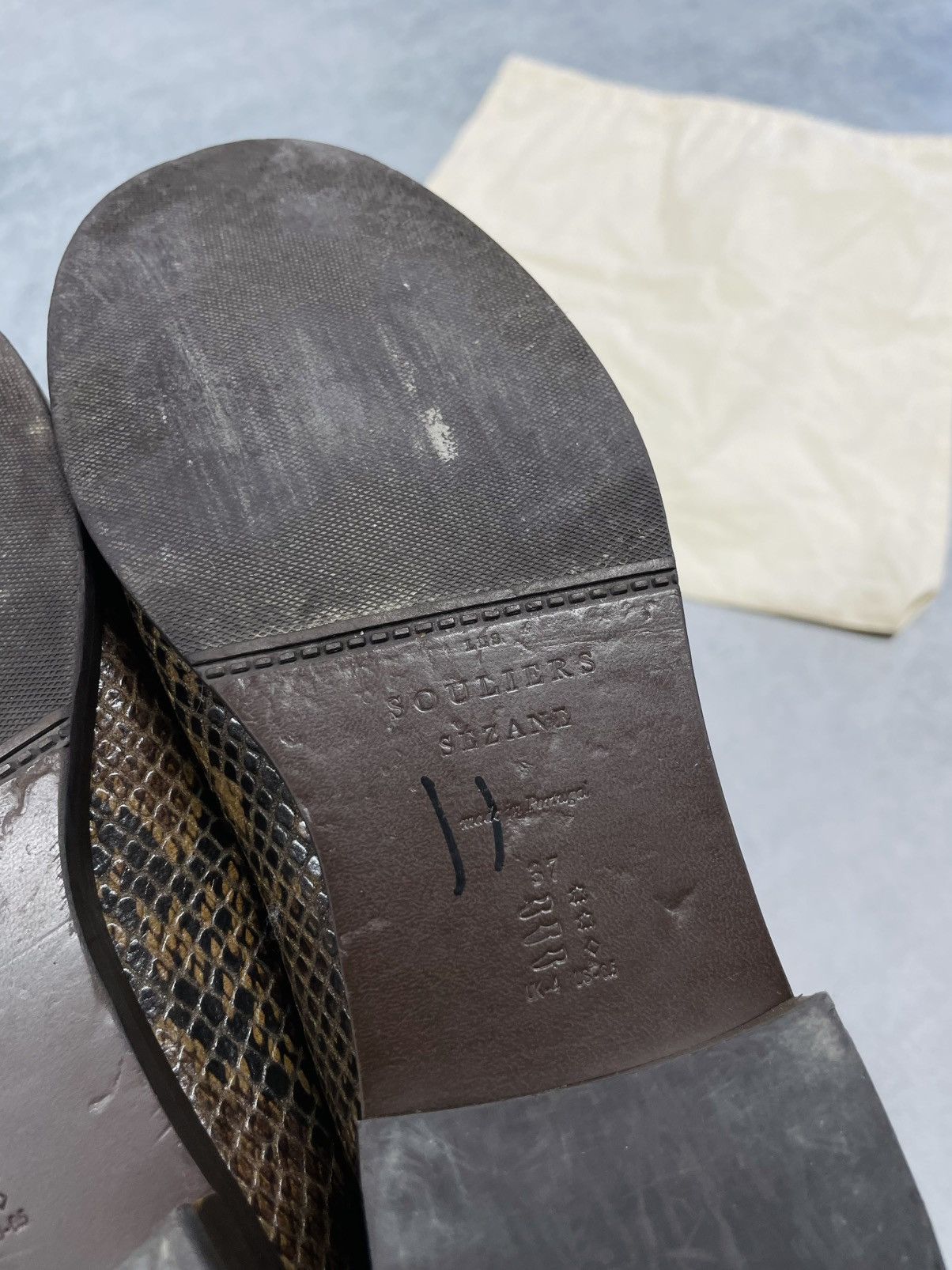Sezane SEZANE Brown Leather Loafers Classic Flats Size 37 Size US 7 / IT 37 - 5 Thumbnail