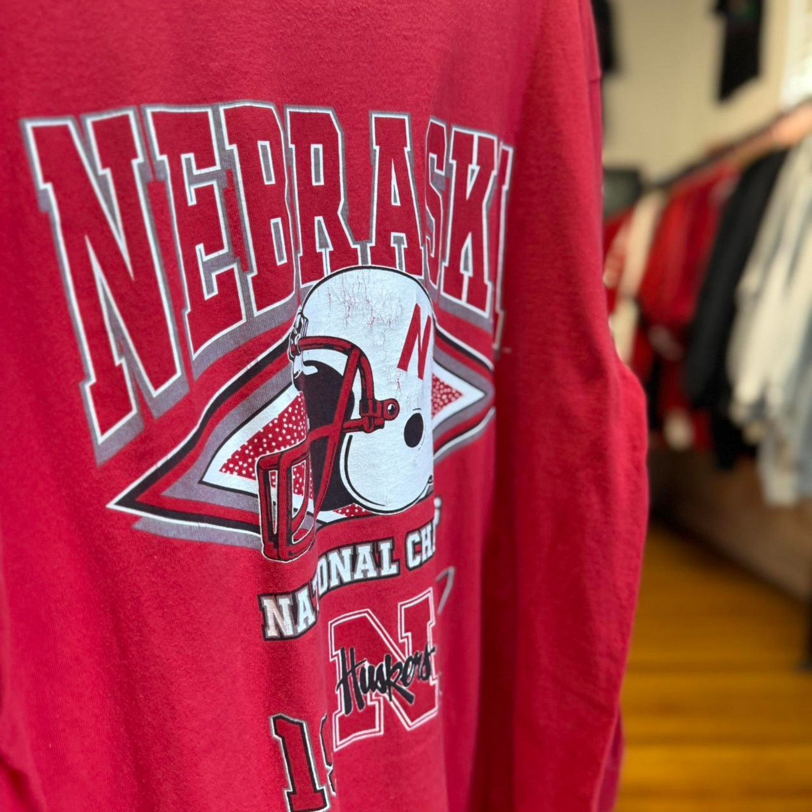 Vintage Vintage 1994 Nebraska Huskers National Championship T-Shirt Size US XL / EU 56 / 4 - 4 Thumbnail