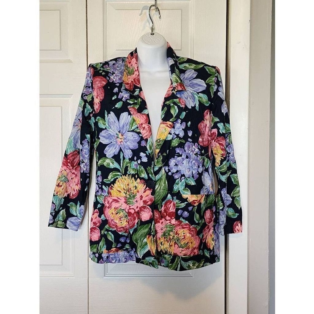 Other Vintage Classic Directions Floral Jacket Size M / US 6-8 / IT 42-44 - 1 Thumbnail