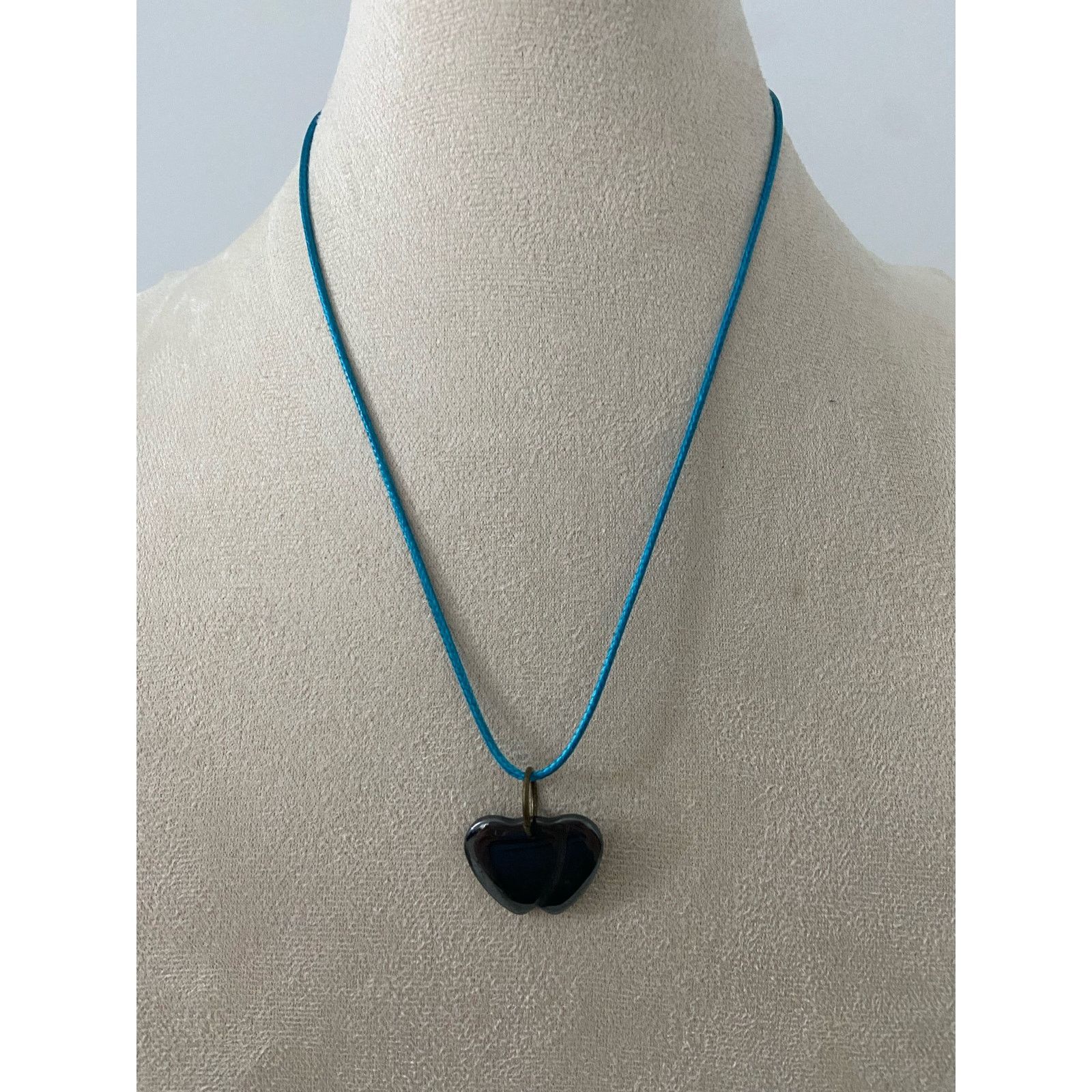 Other gray heart pendant necklace Size ONE SIZE - 2 Thumbnail