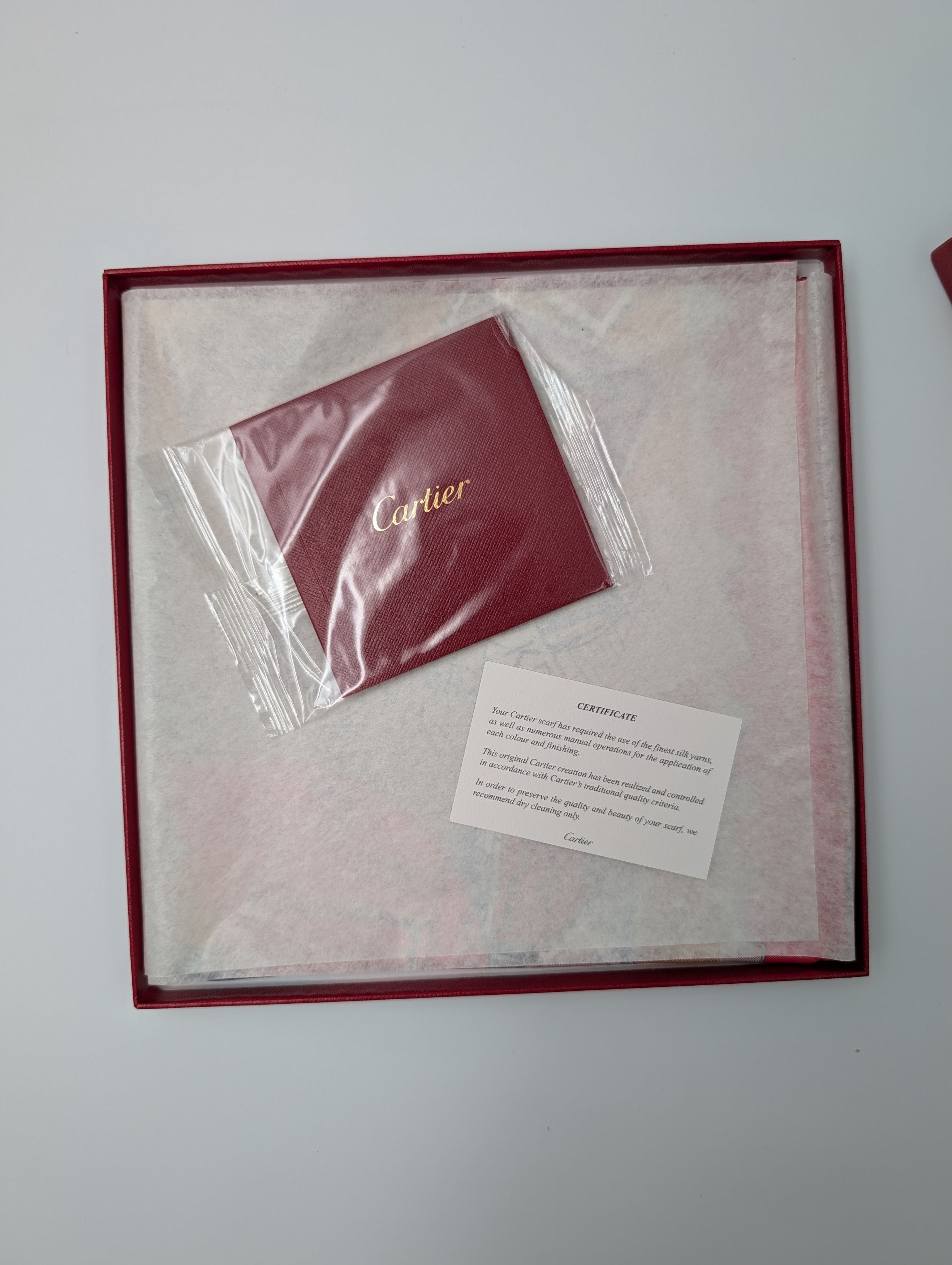 Cartier Stamps And Postal Chops Silk Square Scarf Size ONE SIZE - 9 Thumbnail