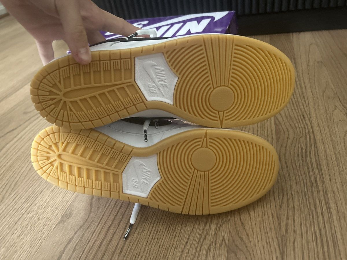 Nike Nike Dunk Low SB “White Gum” Size US 11 / EU 44 - 5 Thumbnail