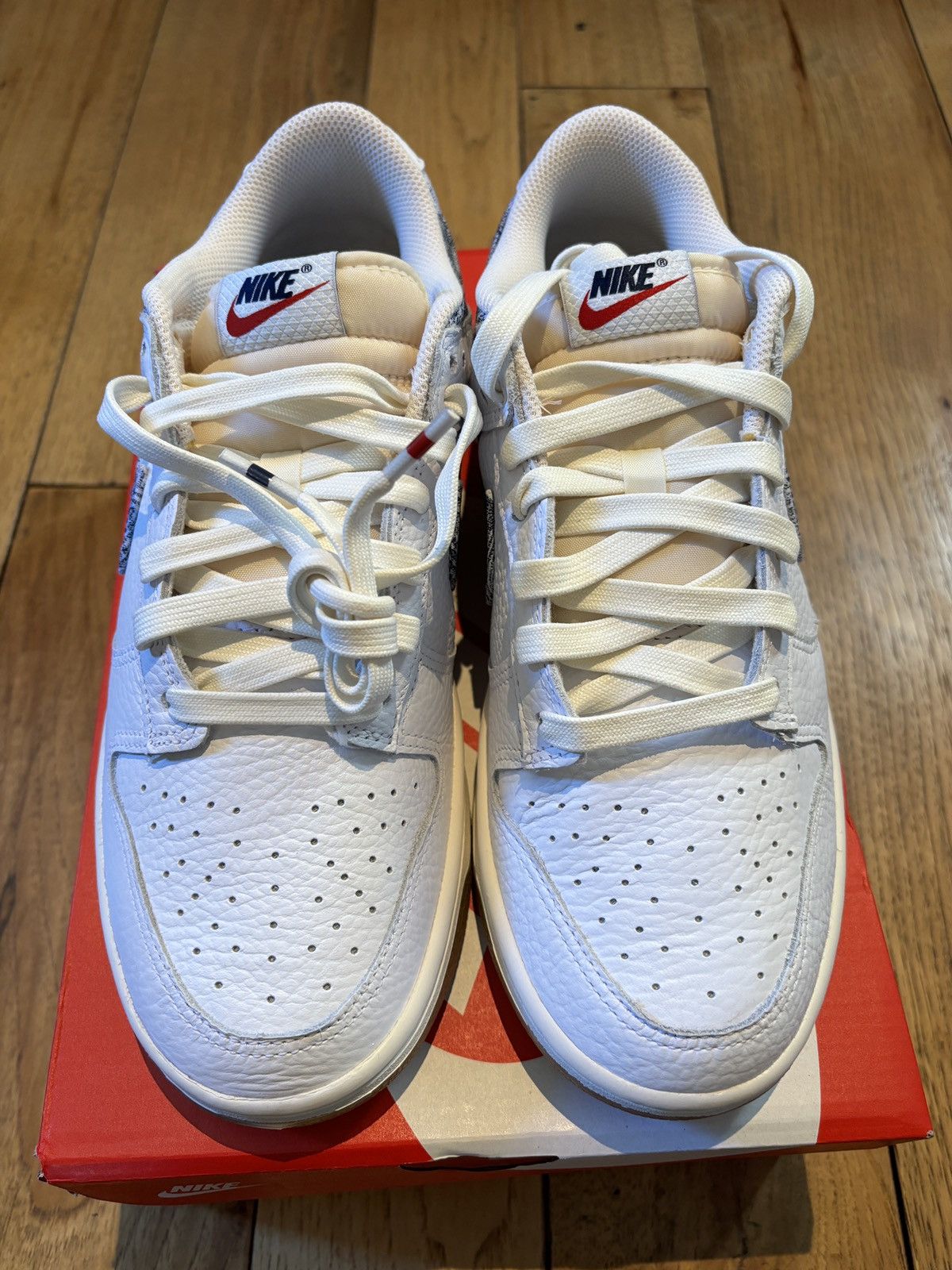 Nike Nike Dunk Low Washed Denim Americana Size US 9.5 / EU 42-43 - 3 Thumbnail