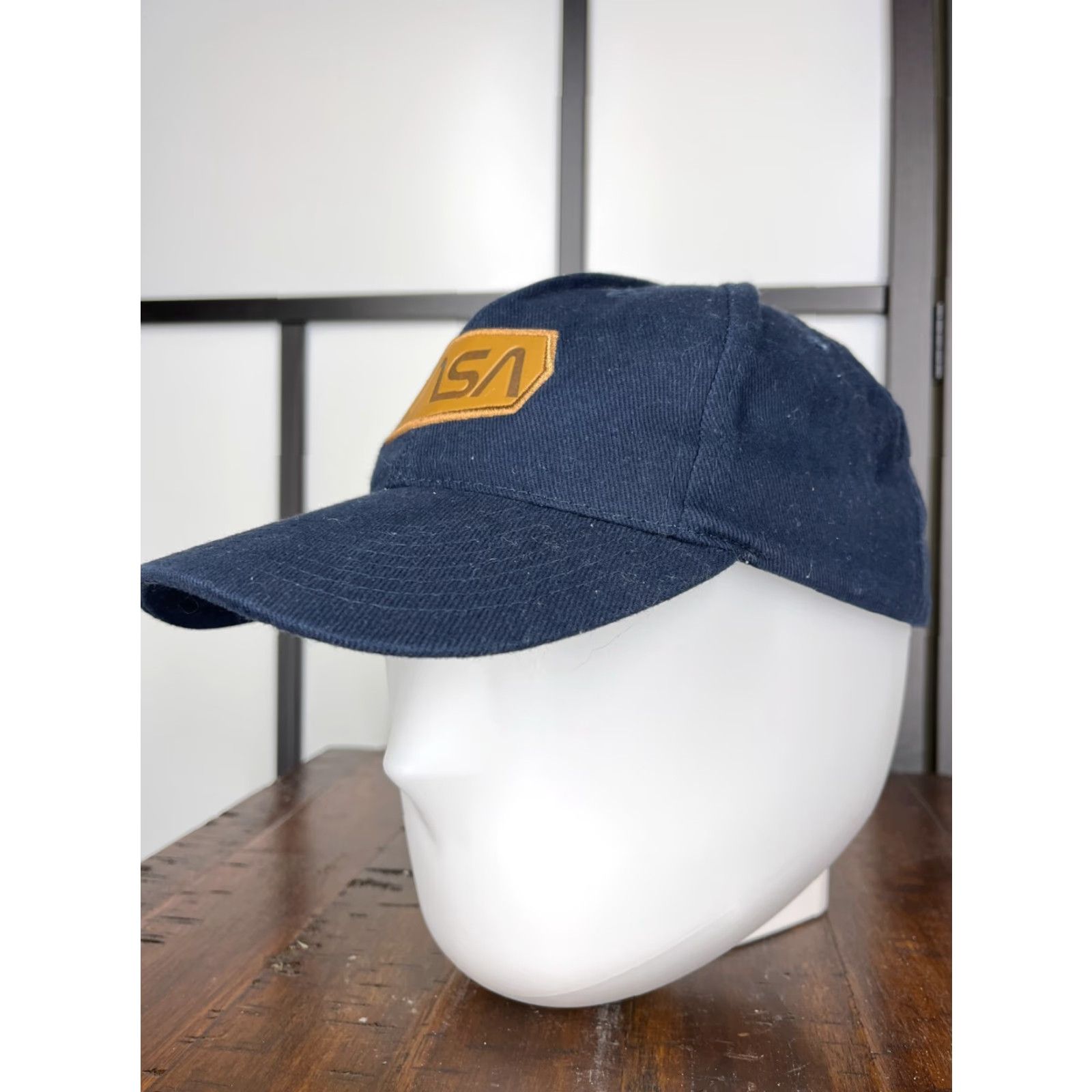 NASA NASA Hat Cap Strapback Adult One Size Blue Cotton Twill Space And Rocket Logo Baseball Cap Mens Modern Casual Vintage No N/A Size ONE SIZE - 4 Thumbnail