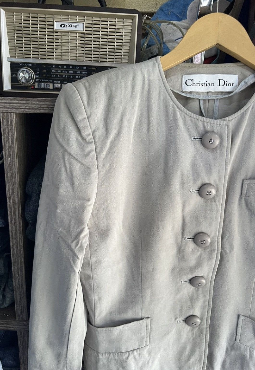 Christian Dior Monsieur 🔥Vintage Christian Dior Button Jacket Size S / US 4 / IT 40 - 7 Thumbnail