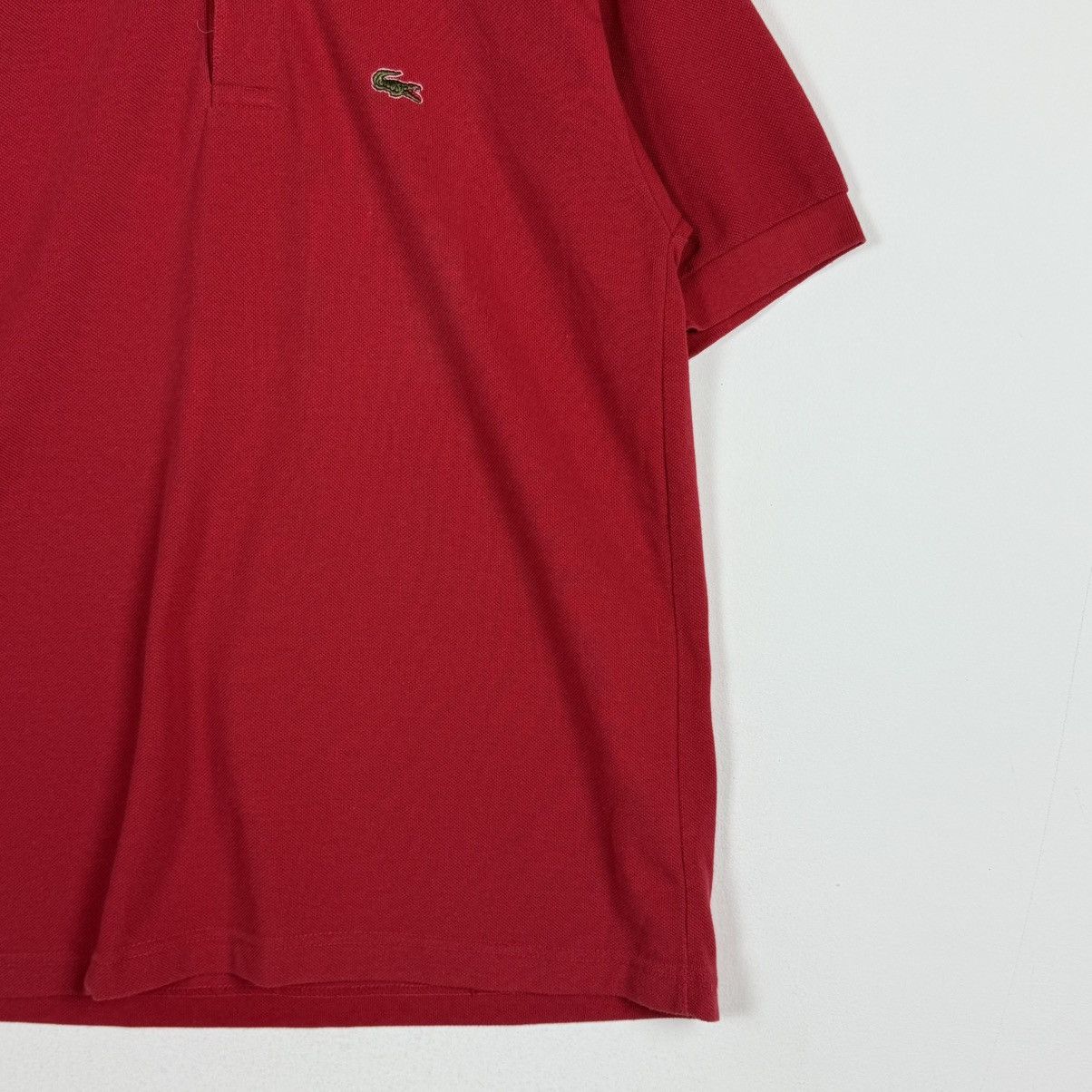 Lacoste Chemise Lacoste Red Polo Tee Made in France Size US M / EU 48-50 / 2 - 3 Thumbnail