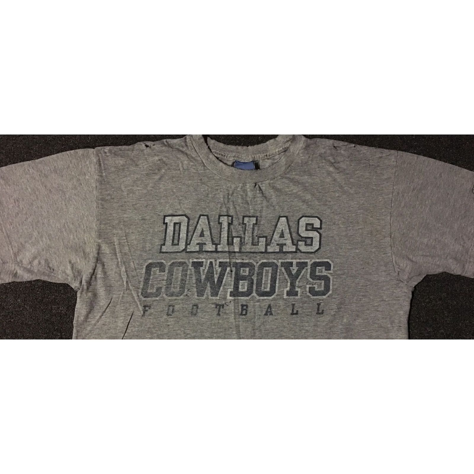 Thrasher VINTAGE Dallas Cowboys Shirt XL Gray 90s Punk Grunge Distressed T-Shirt Mens Sports Football Track Biker Harley Davidson USA United States USA Shirt Size US XL / EU 56 / 4 - 4 Thumbnail