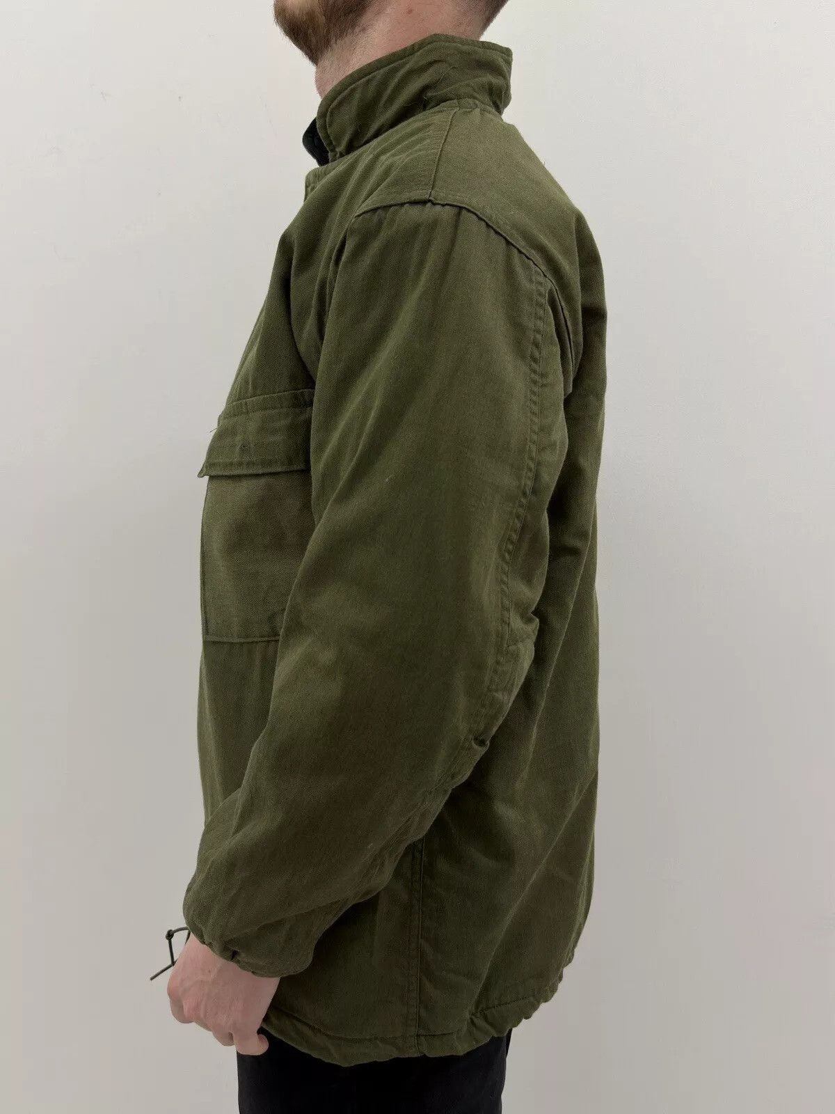 Vintage VINTAGE ARMY 1960s MILITARY MILITARIA JACKET SERVAL ZIP RARE Size US M / EU 48-50 / 2 - 7 Thumbnail