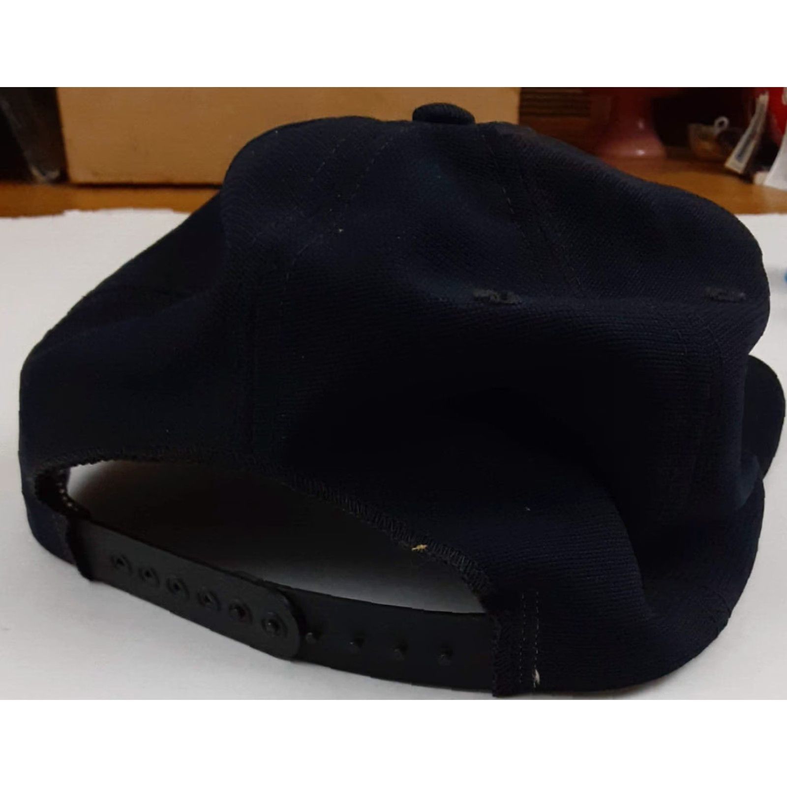 New Era VINTAGE New Era Pro Model Yachting Club Hat A-Flag USA Made Navy Snapback Mens Adjustable Cap Size ONE SIZE - 6 Thumbnail