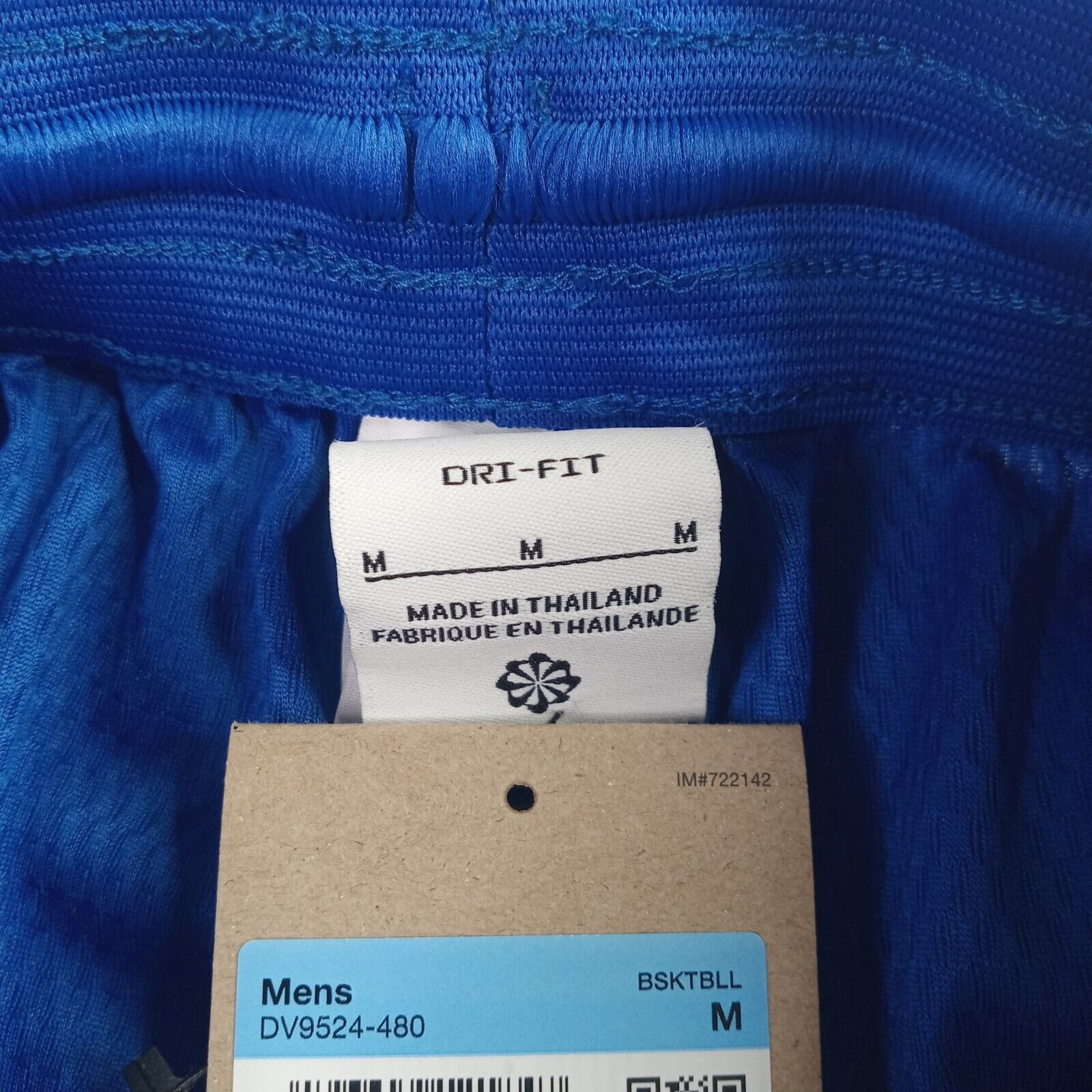 Nike Men's Nike Loose Fit Basketball Shorts Size M Blue Gray Size US 28 / EU 44 - 4 Thumbnail