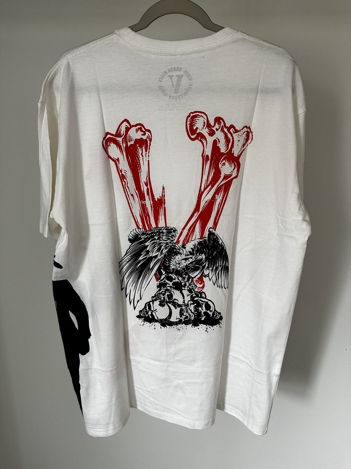 Vlone Kodak black X vlone vulture tee Size US XL / EU 56 / 4 - 4 Thumbnail
