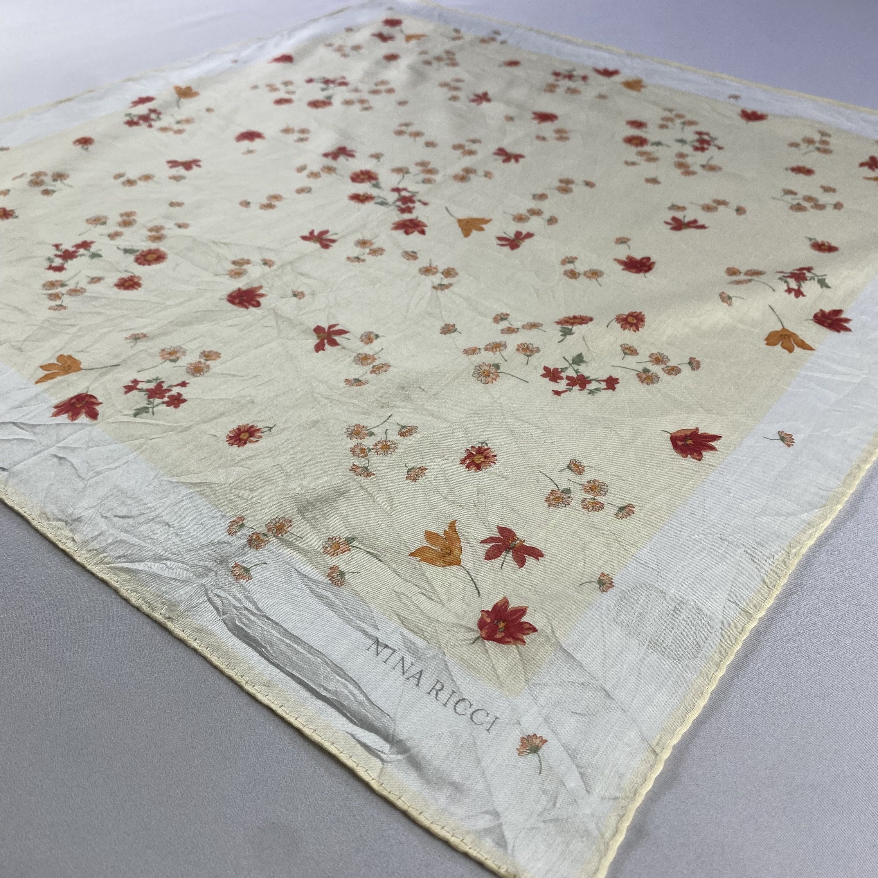 Vintage Nina Ricci Bandana/ Handkerchief / Neckerchief Size ONE SIZE - 2 Thumbnail