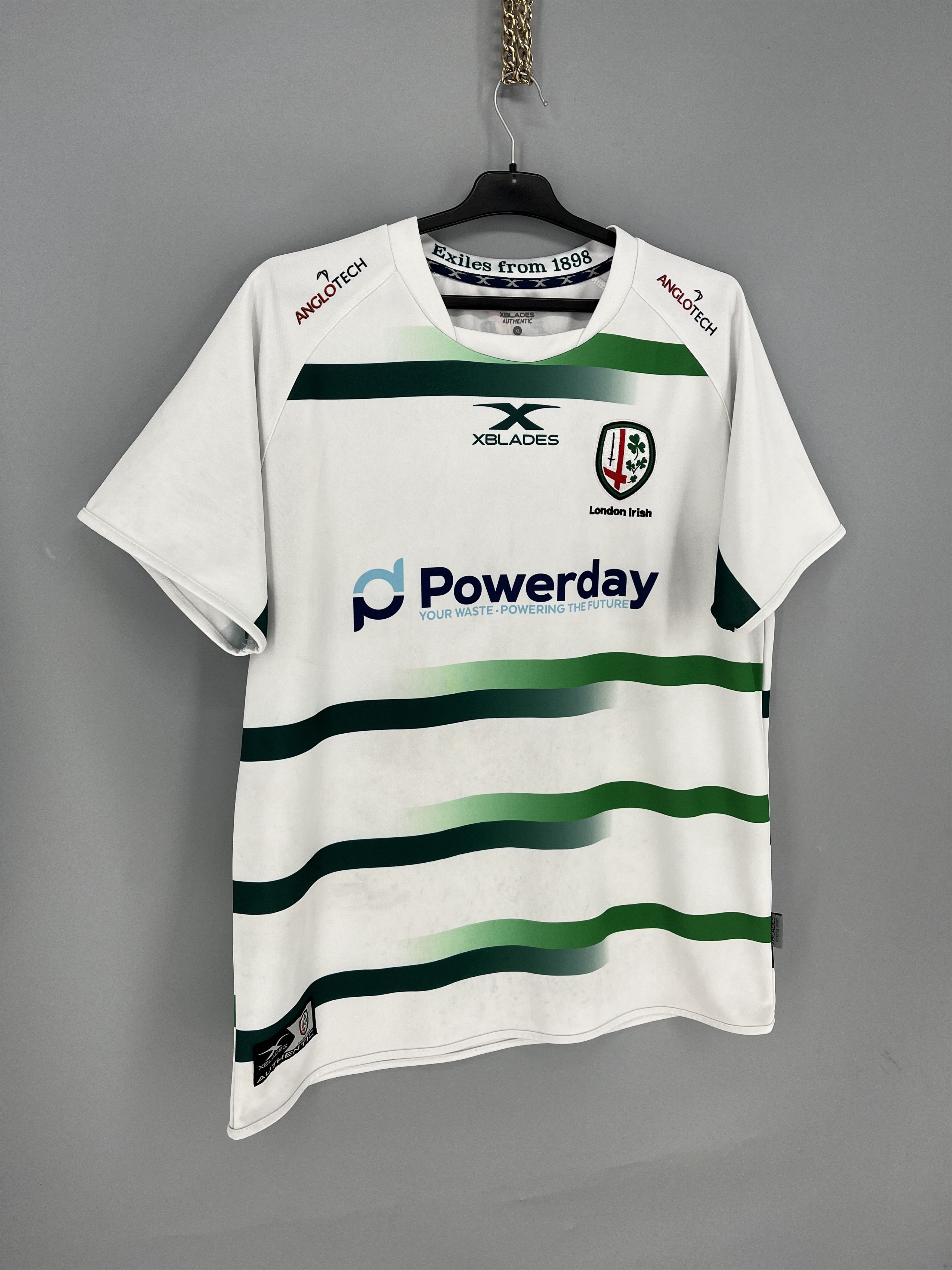 Vintage London Irish XBlades Rugby Jersey Powerday Size US XL / EU 56 / 4 - 2 Thumbnail