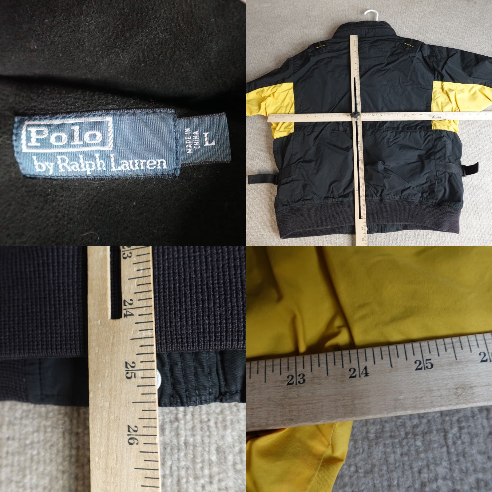 Polo Ralph Lauren Polo Ralph Lauren Jacket Large Black Full Zip Hooded Vintage Mountian Division Bomber Jacket Mens L Black Size US L / EU 52-54 / 3 - 8 Thumbnail