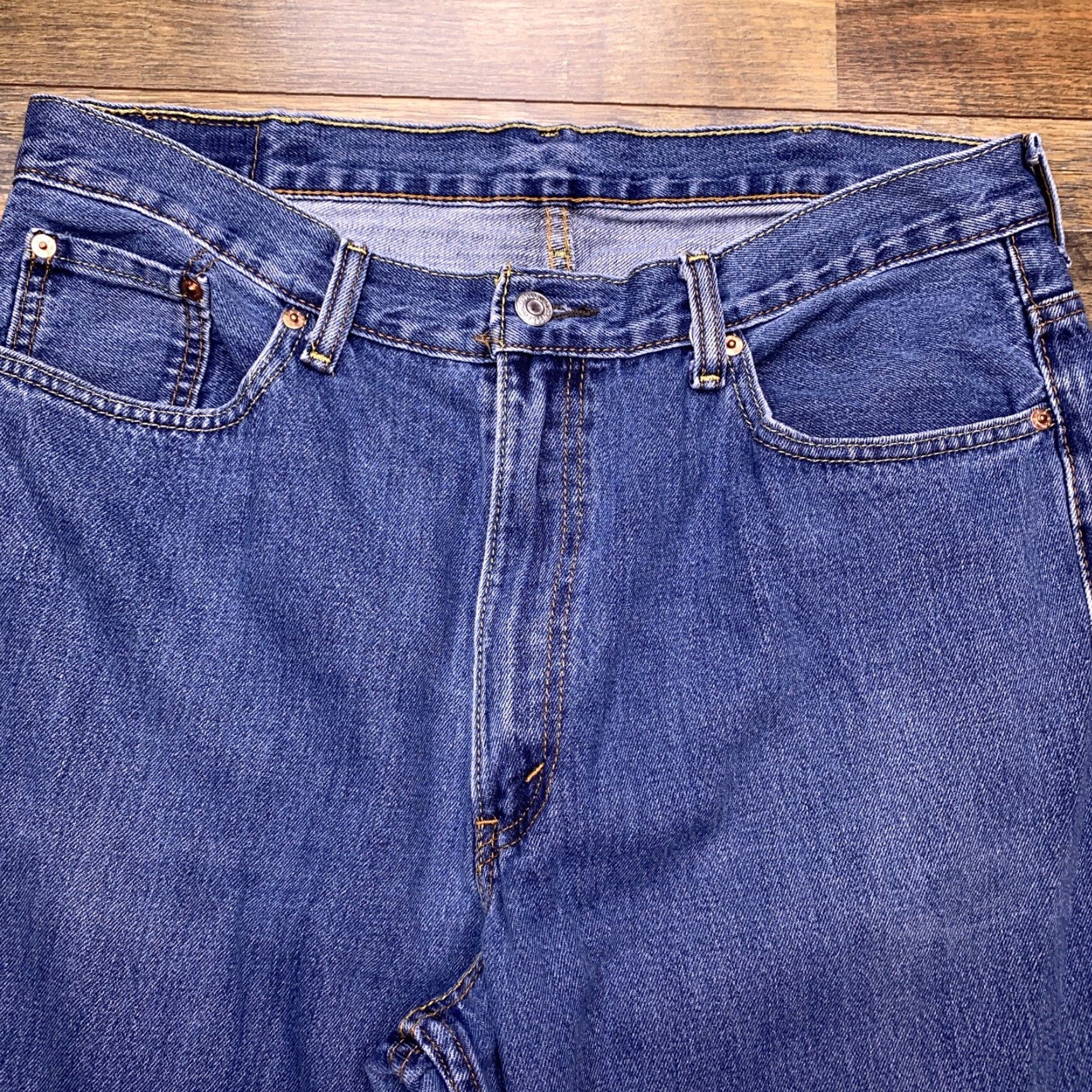 Levi's Levis Jeans 550 Adult 38x32 Straight Leg Mens Size US 38 / EU 54 - 4 Thumbnail