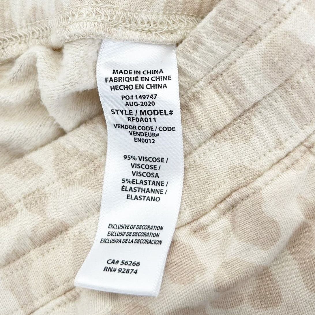 Splendid Splendid Tan Leopard Print Joggers Sz L Size 34" / US 12 / IT 48 - 3 Thumbnail