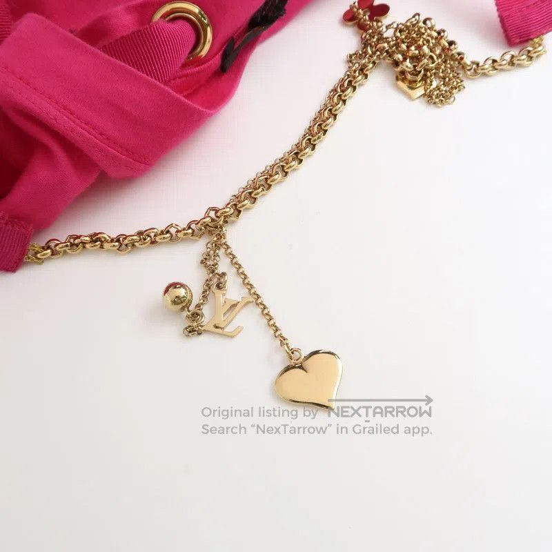 Louis Vuitton Louis Vuitton Pink Cotton Chain Decorated T-Shirt. Size US S / EU 44-46 / 1 - 3 Thumbnail