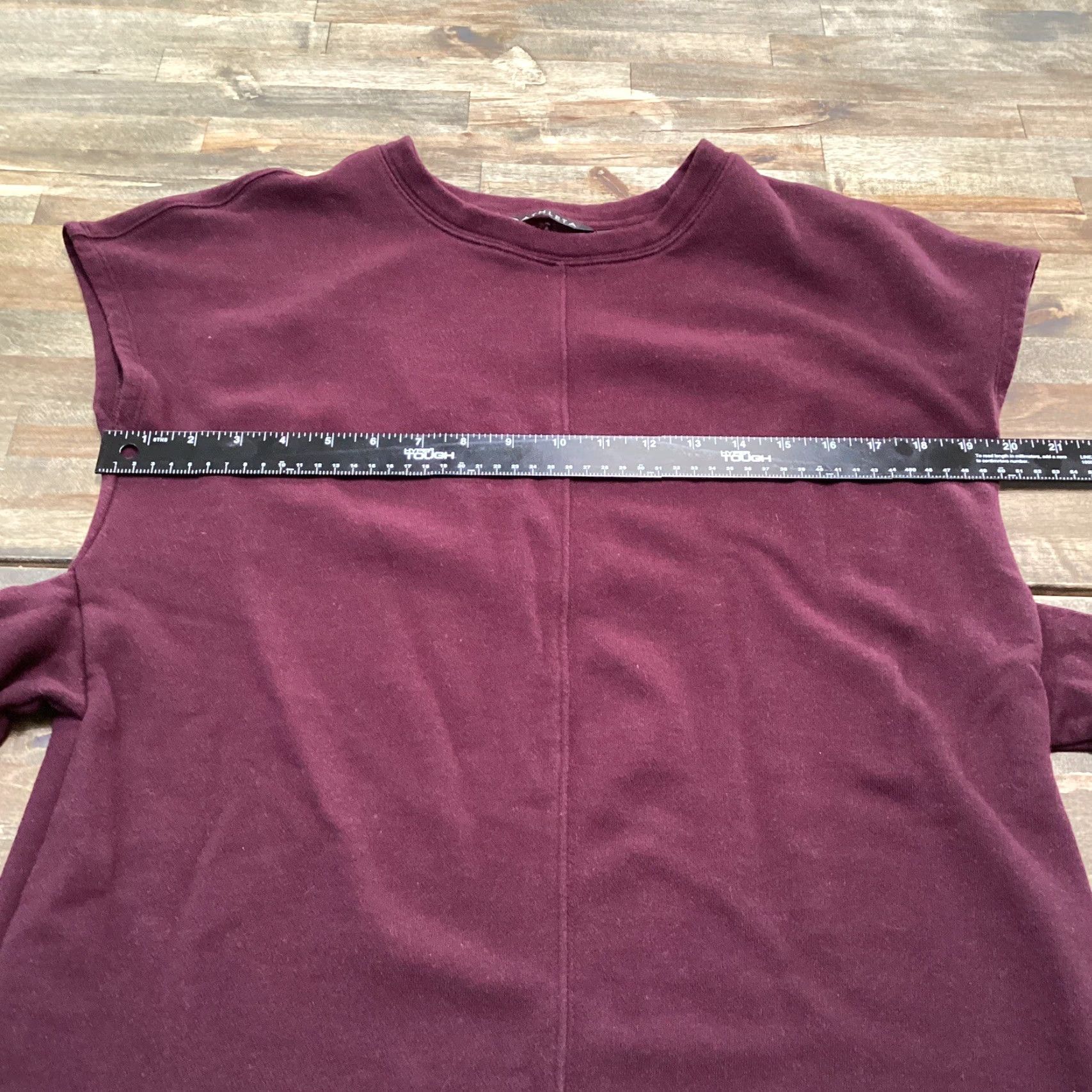 Athleta Athleta Embrace Dress Women M Tall Burgundy Sweatshirt French Terry Tie Waist Pockets Size M / US 6-8 / IT 42-44 - 3 Thumbnail