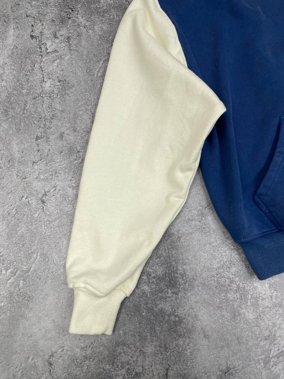 CHILDS Childish Men Cropped Hoodie Blue Cream Vintage Size XS Size US XS / EU 42 / 0 - 4 Thumbnail