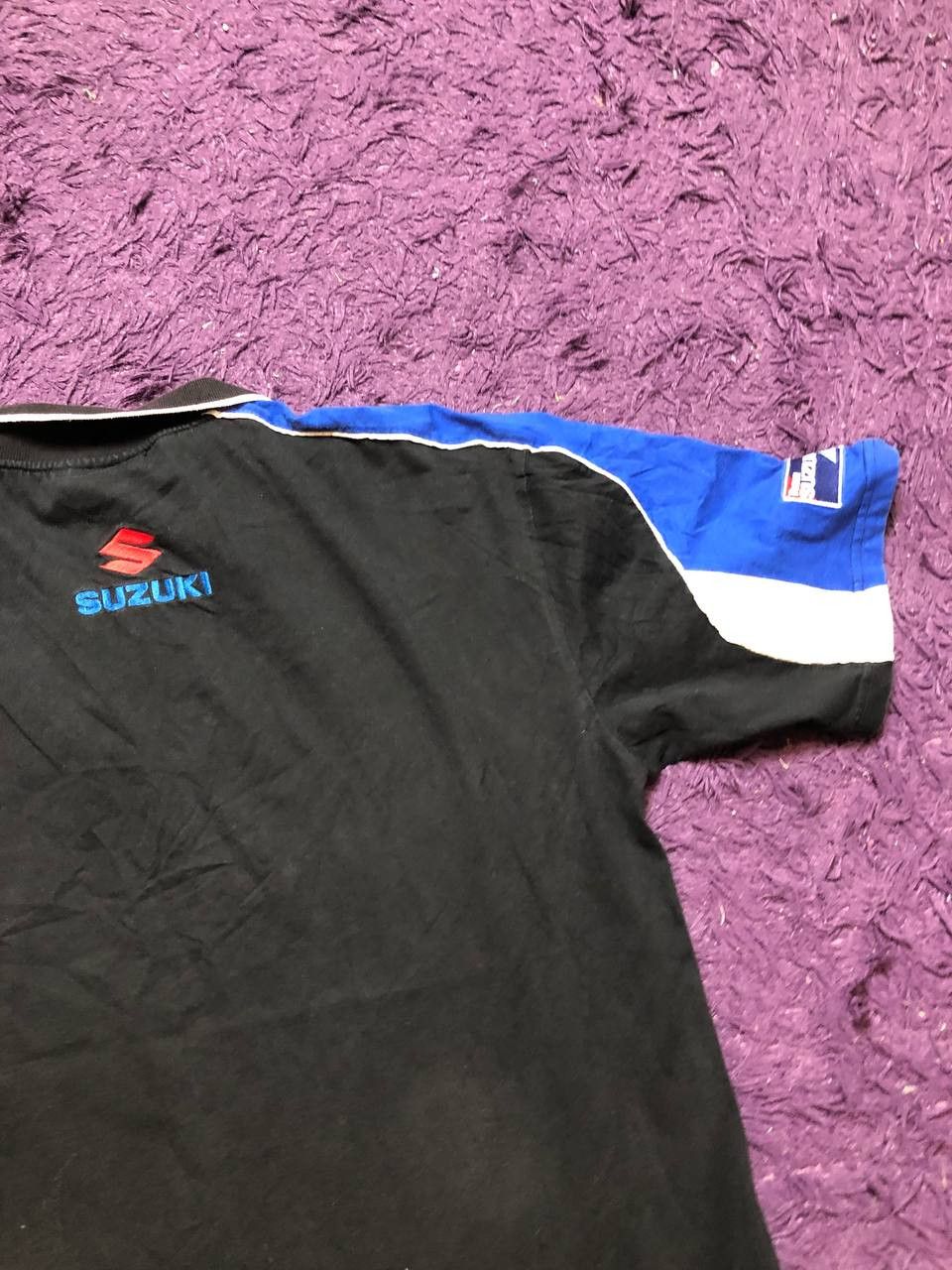 Vintage Vintage Suzuki Y2K Logo 100% Cotton Polo Size XXL Size US XXL / EU 58 / 5 - 15 Thumbnail